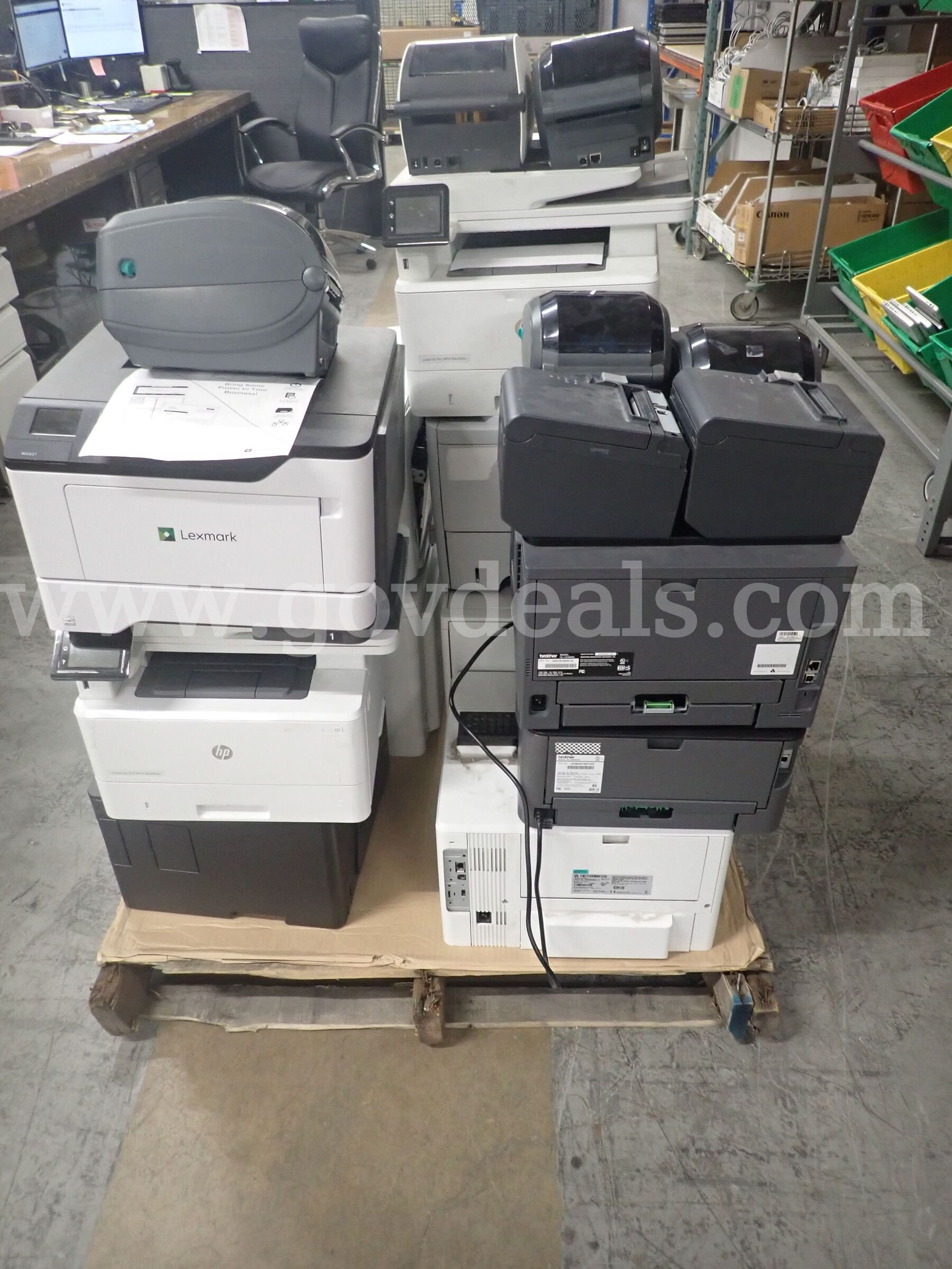 Wholesale Pallet of Various Printers Mixed Mixed Government Surplus Auction - Photo #2