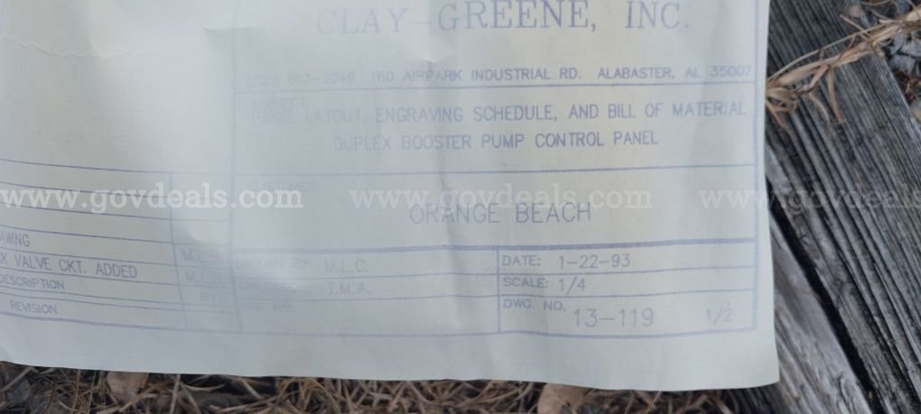 6" Clay-Greene Water Booster Pump setup CLAY - GREENE VT Government Surplus Auction - Photo #3