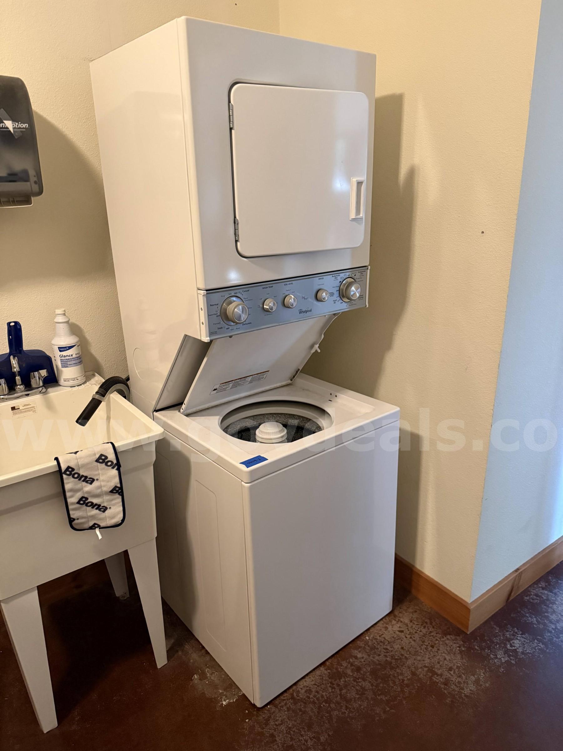 Whirlpool Washer & Dryer Stack Whirlpool  Government Surplus Auction - Photo #2