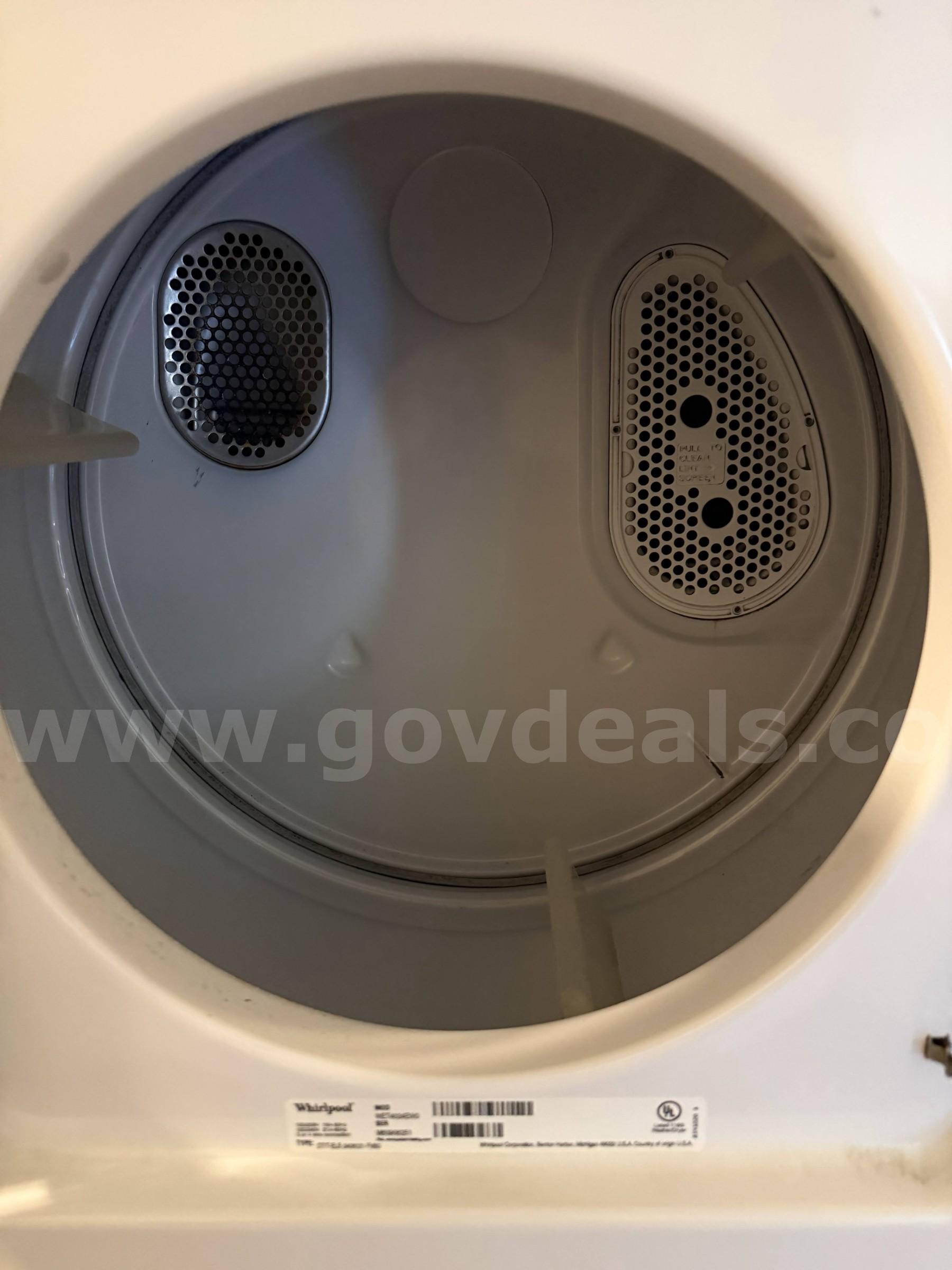 Whirlpool Washer & Dryer Stack Whirlpool  Government Surplus Auction - Photo #3