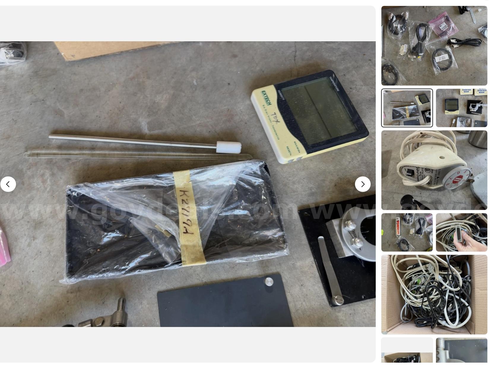 Mixed Lot Lab Equipment Agilent Cables Optics Fixtures MICROSCOPE SHIPPIING ONLY   Government Surplus Auction - Photo #3