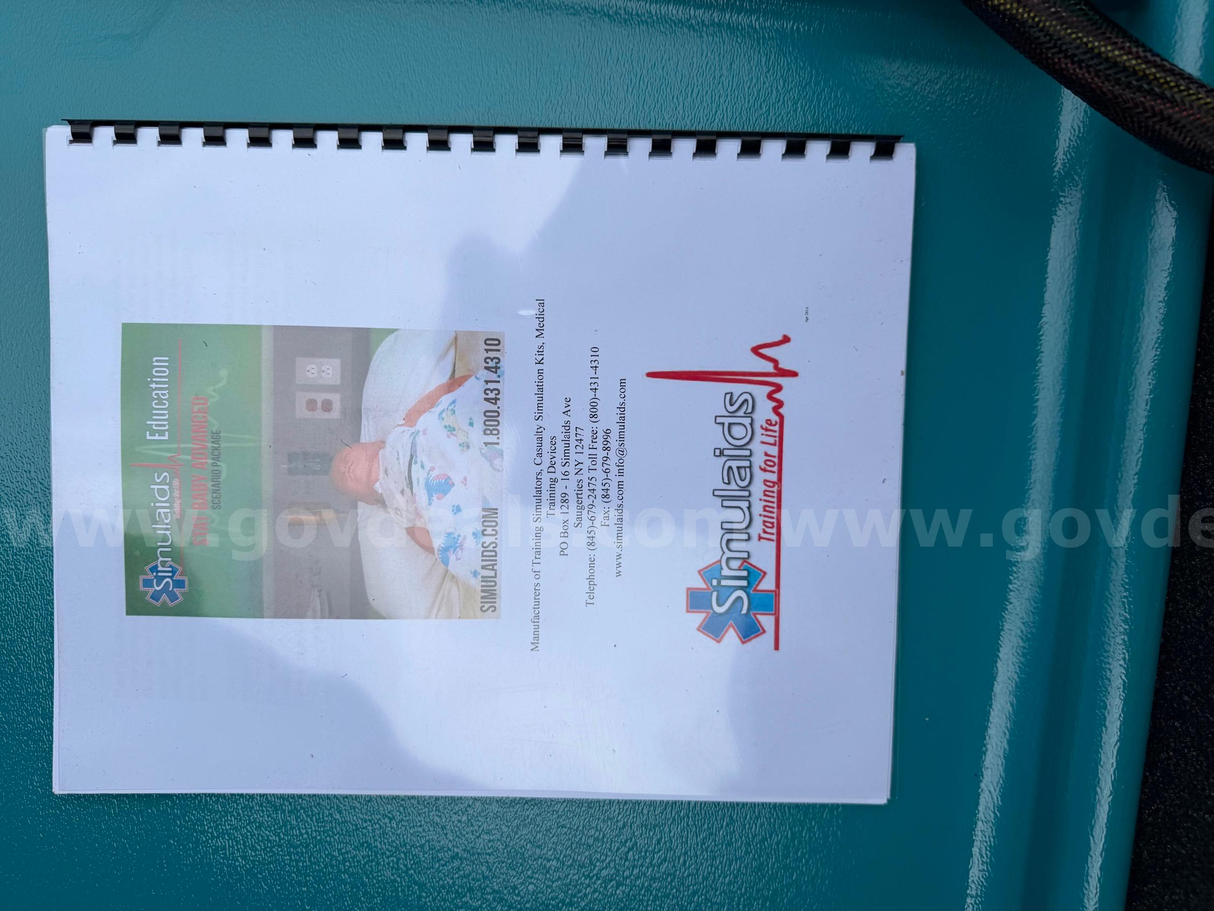 Simulaids STAT Baby Advanced 101-8010 iPad Pediatric Patient Simulator + case nursing Ems SHIPPING ONLY Case iPad Government Surplus Auction - Photo #4