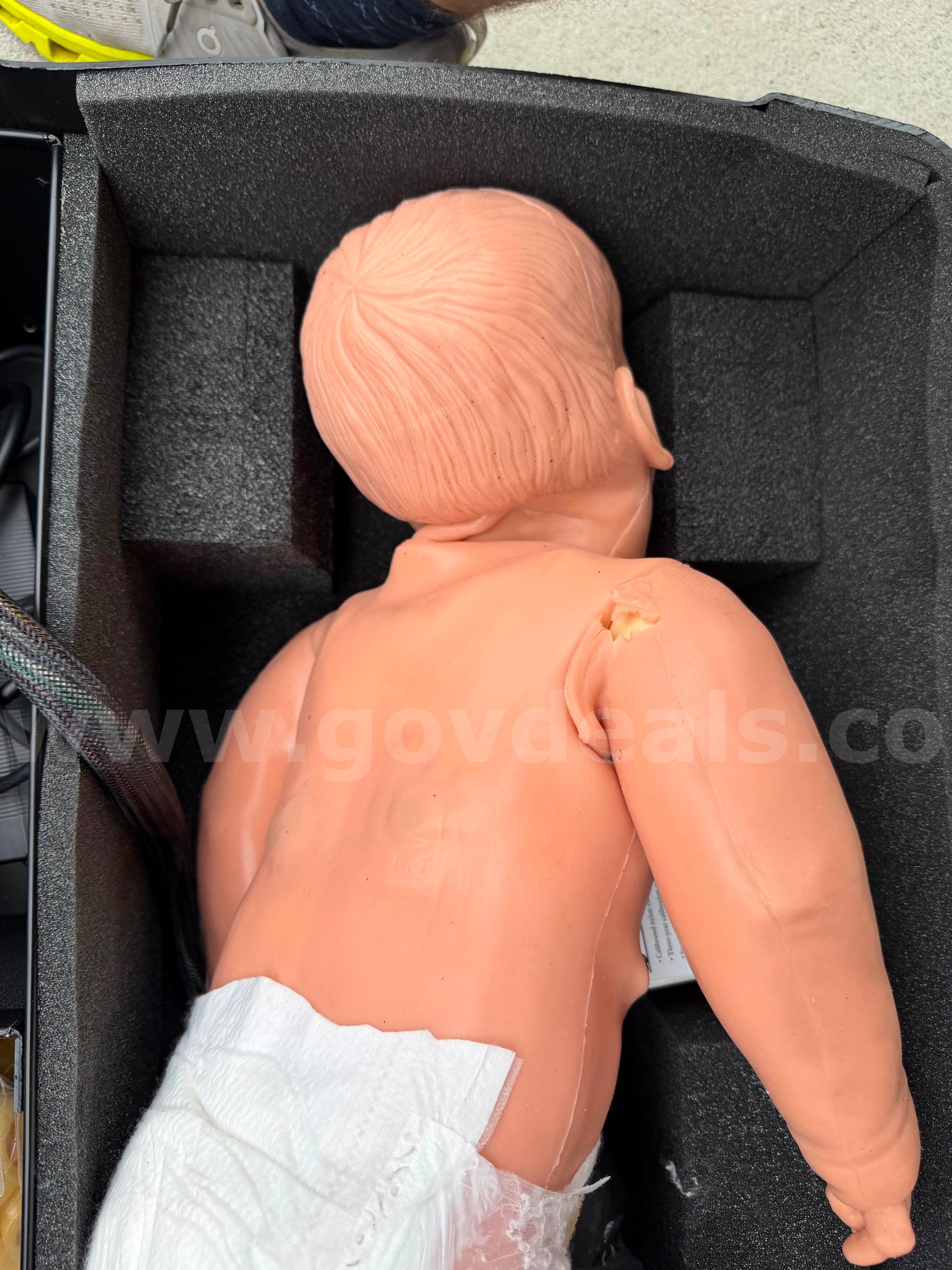 Simulaids STAT Baby Advanced 101-8010 iPad Pediatric Patient Simulator + case nursing Ems SHIPPING ONLY Case iPad Government Surplus Auction - Photo #6