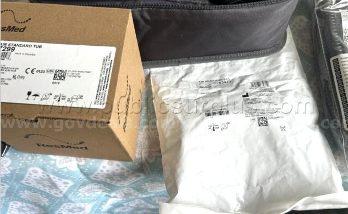 NEW ResMed AirSense™ 10 AutoSet Connected CPAP Machine 2 shipping only   Government Surplus Auction - Photo #3