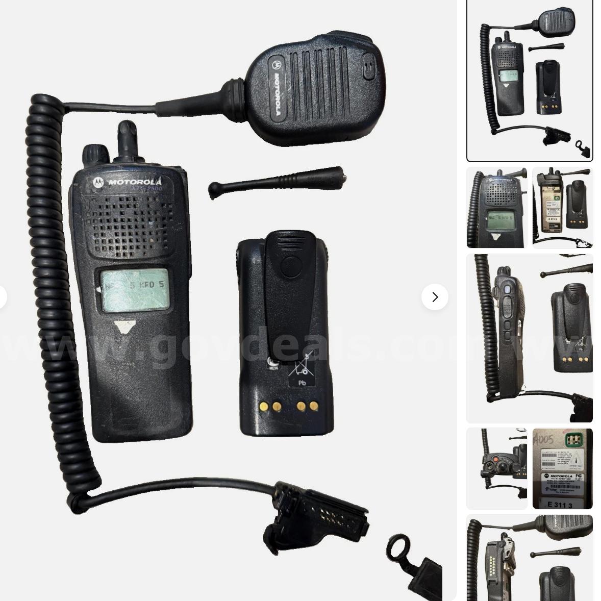 FULL KIT || Motorola XTS2500 136-174 MHz VHF P25 Two Way Radio H46KDD9PW5BN SHIPPING ONLY