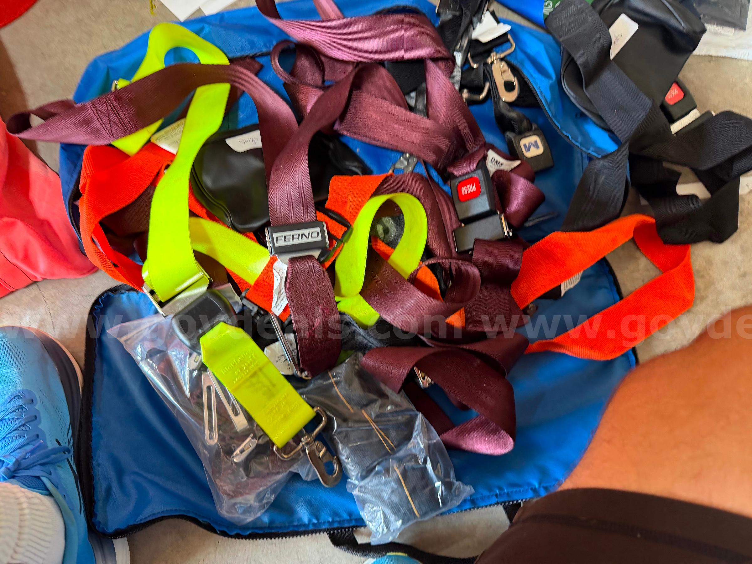 Ferno Stryker Stretcher Safety Belts Seatbelts Massive Lot Shipping Only