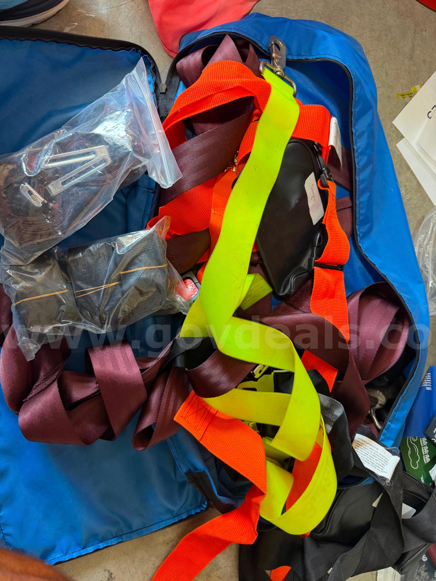 Ferno Stryker Stretcher Safety Belts Seatbelts Massive Lot Shipping Only   Government Surplus Auction - Photo #2