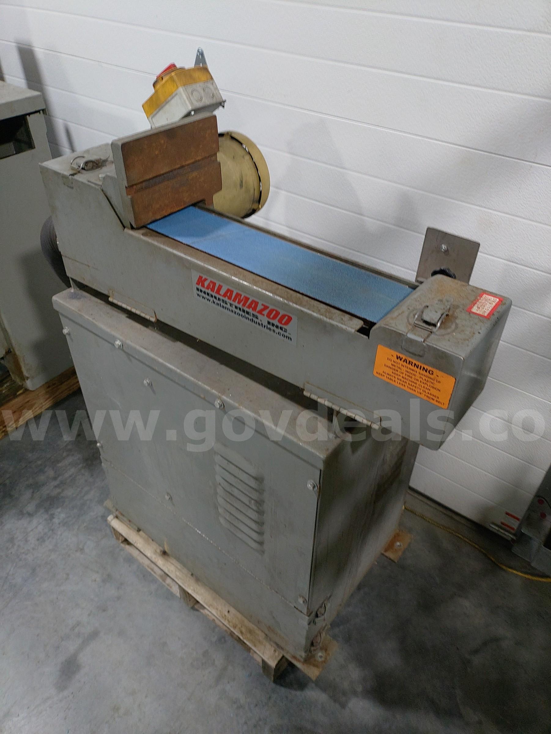 Kalamazoo 4" Belt Sander Kalamazoo S460HV Government Surplus Auction - Photo #3