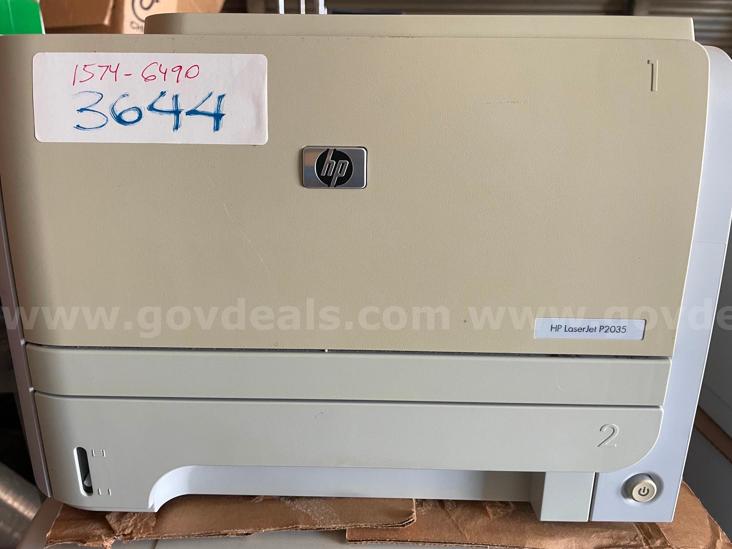 Lot of 4 HP LaserJet Printers, 3x P2035, 1x 4250tn HP P2035 Government Surplus Auction - Photo #2