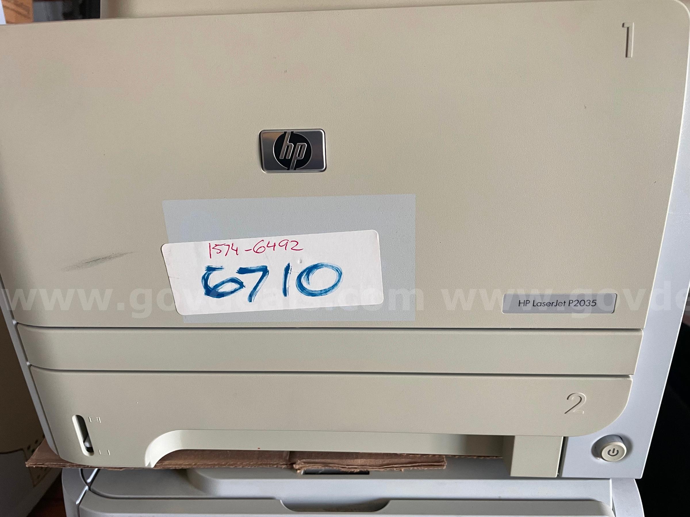 Lot of 4 HP LaserJet Printers, 3x P2035, 1x 4250tn HP P2035 Government Surplus Auction - Photo #4