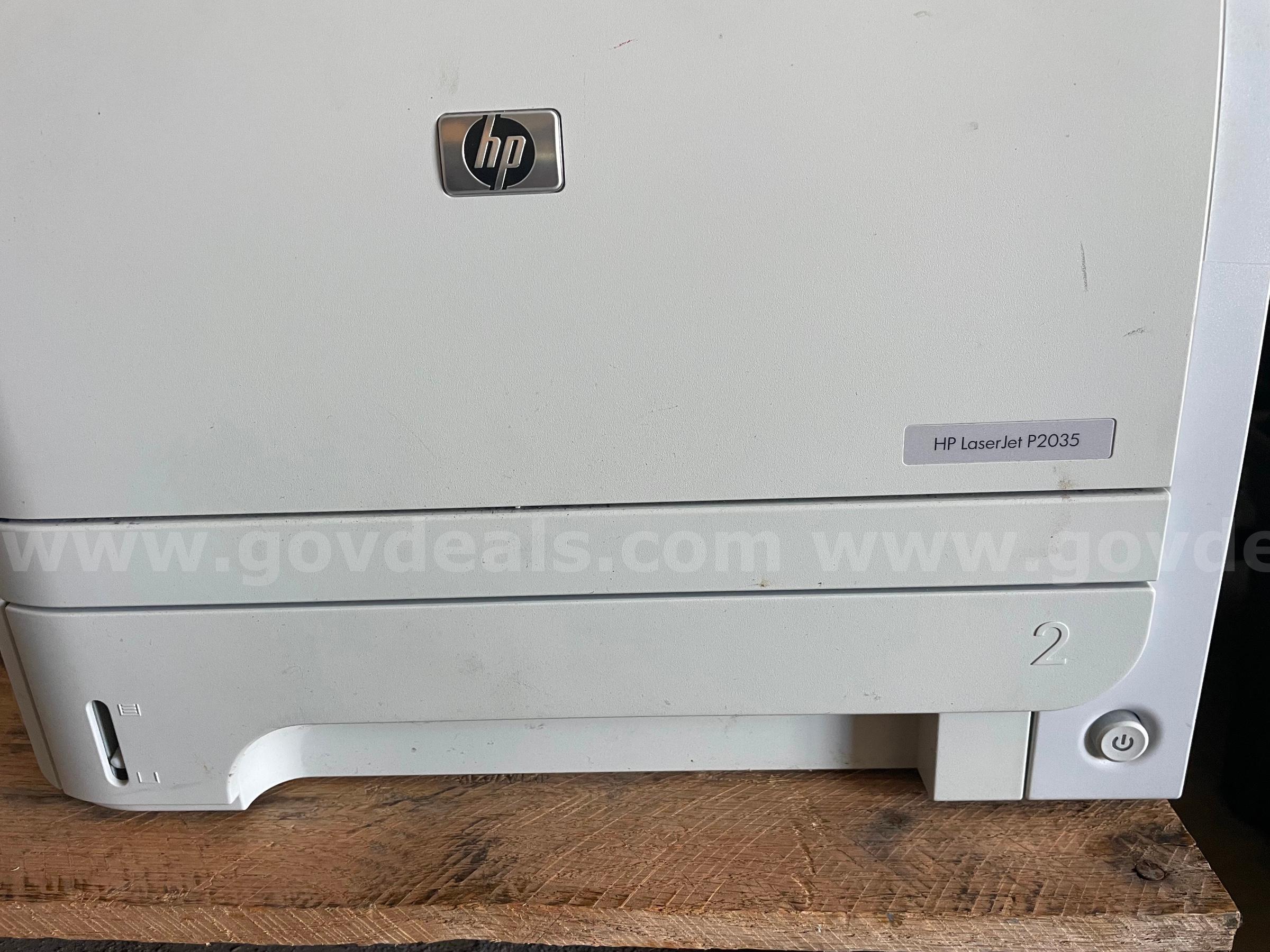 Lot of 4 HP LaserJet Printers, 3x P2035, 1x 4250tn HP P2035 Government Surplus Auction - Photo #6