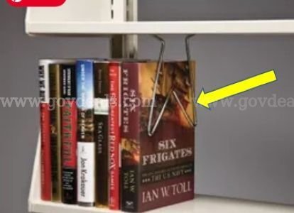 LOT of Metal Shelving from Library   Government Surplus Auction - Primary Photo