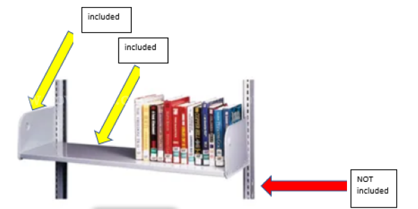 LOT of Metal Shelving from Library   Government Surplus Auction - Photo #5