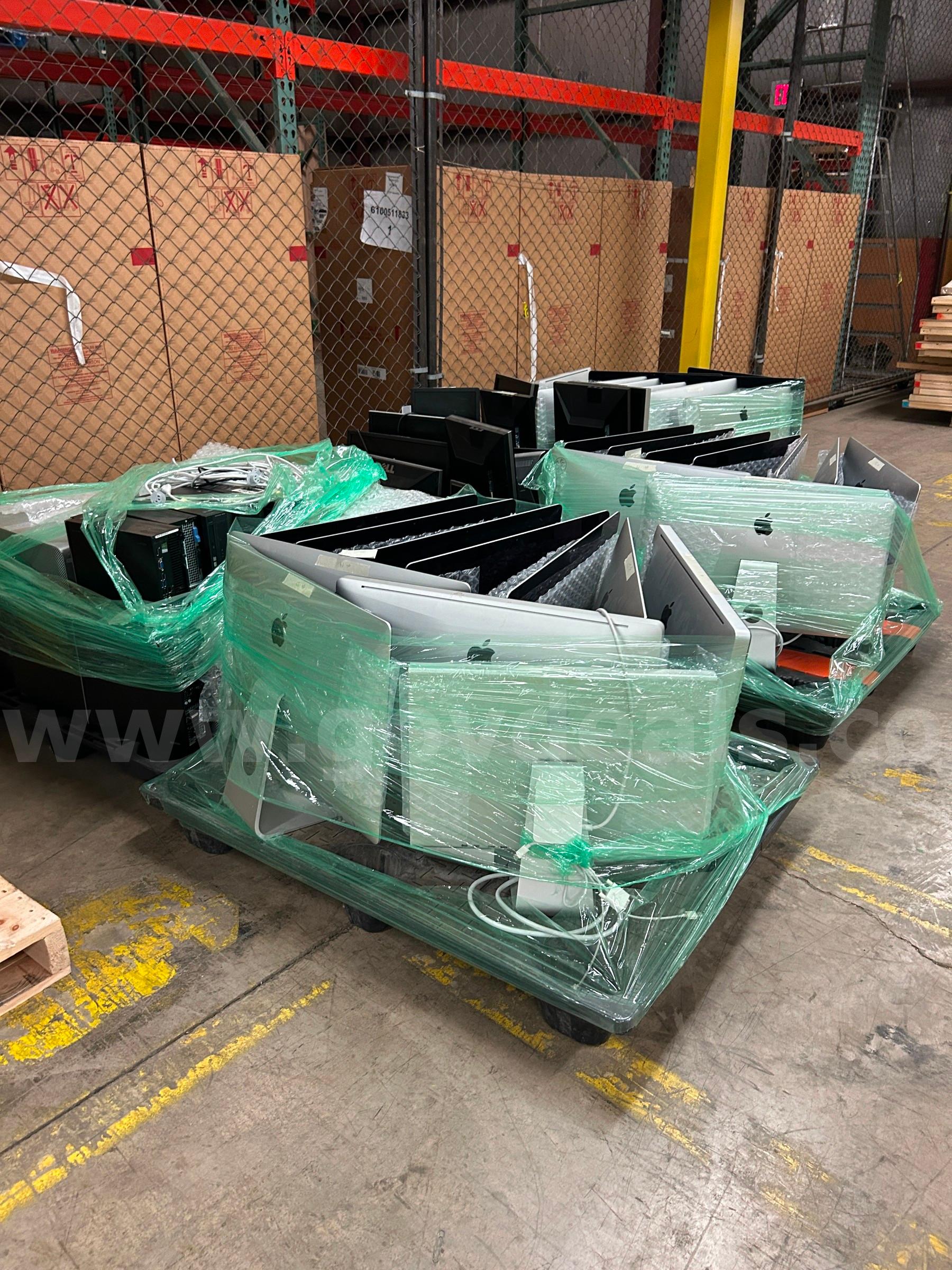 LOT of 5 Pallets of iMac Computers & Dell Computers Apple / Dell  Government Surplus Auction - Photo #2