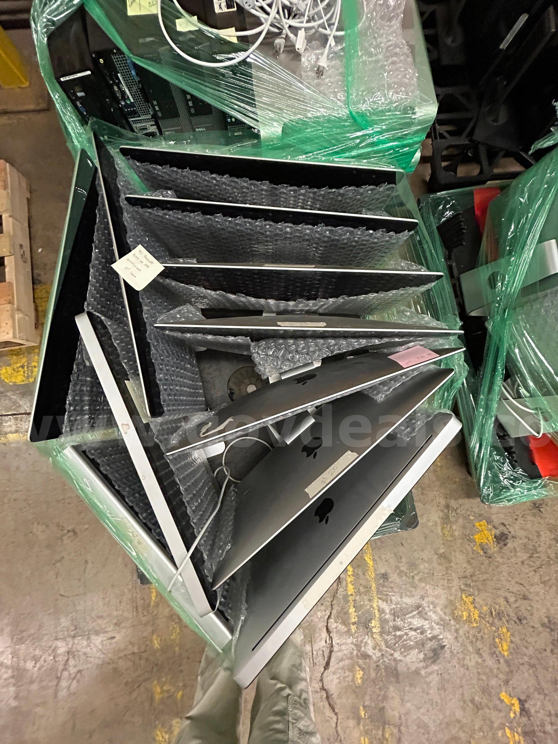 LOT of 5 Pallets of iMac Computers & Dell Computers Apple / Dell  Government Surplus Auction - Photo #4