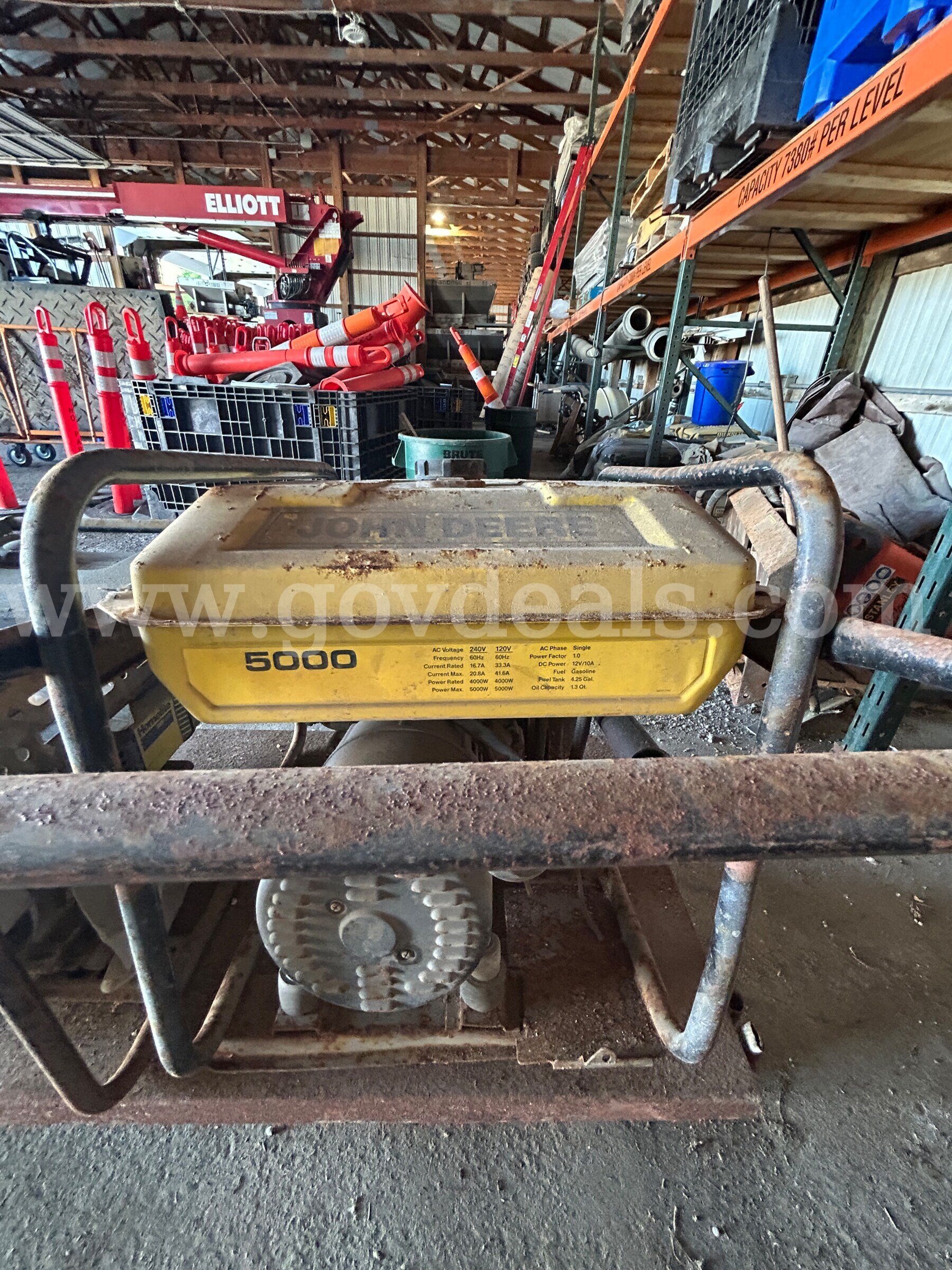 LOT of 4 Generators Yamaha / Homelite / JD  Government Surplus Auction - Photo #6