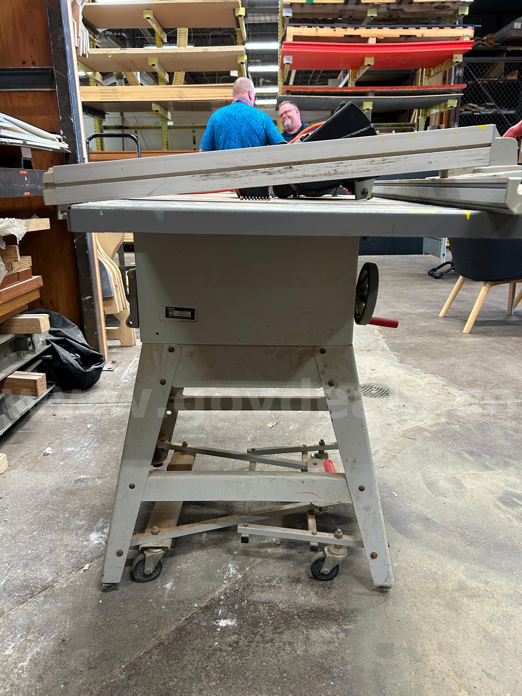 Rigid Table Saw  TS2412 1 Government Surplus Auction - Photo #3