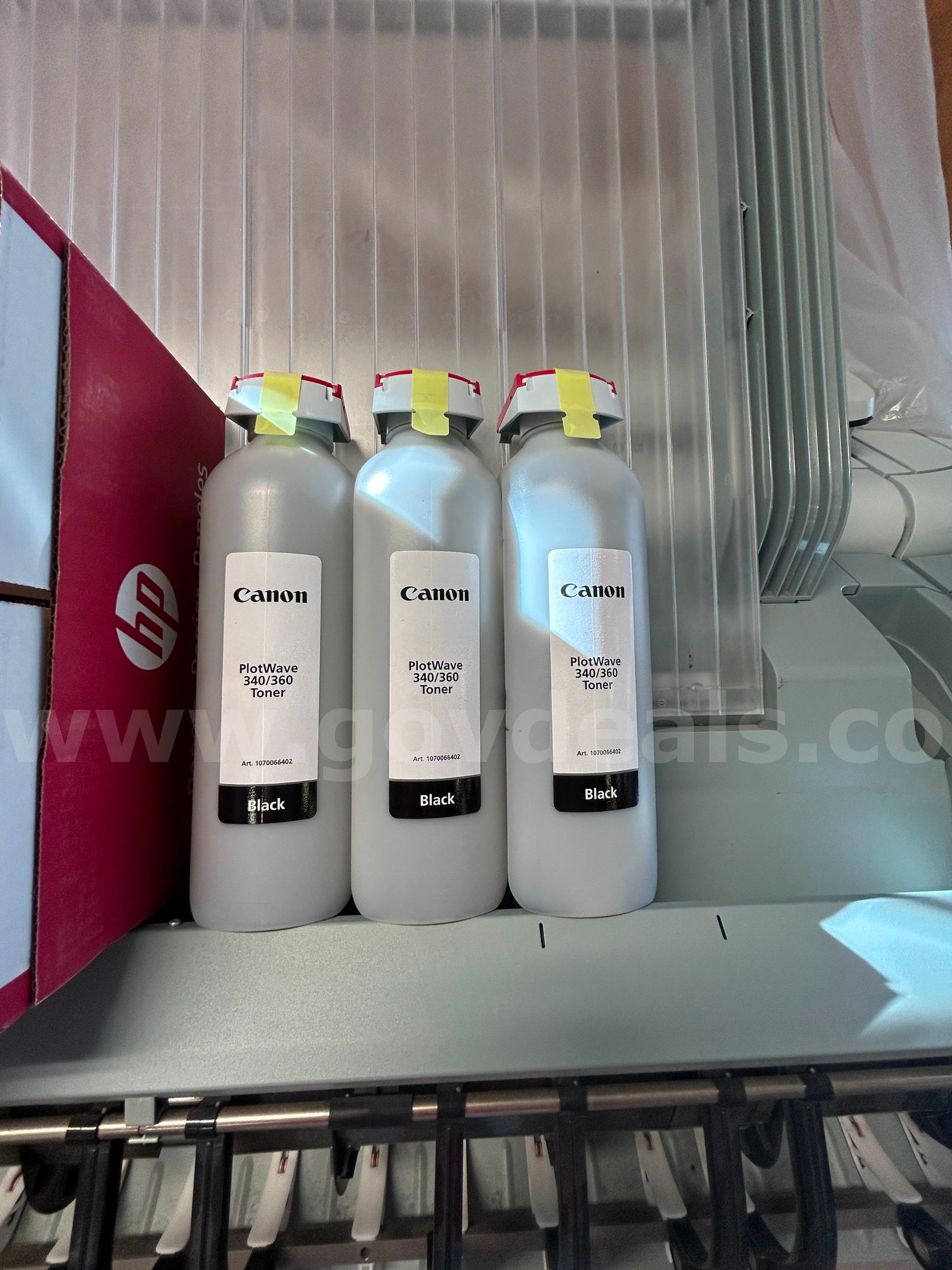 OCE Plotwave 360 Wide Format Copier/Printer/Scanner + Ink  360 Government Surplus Auction - Photo #5