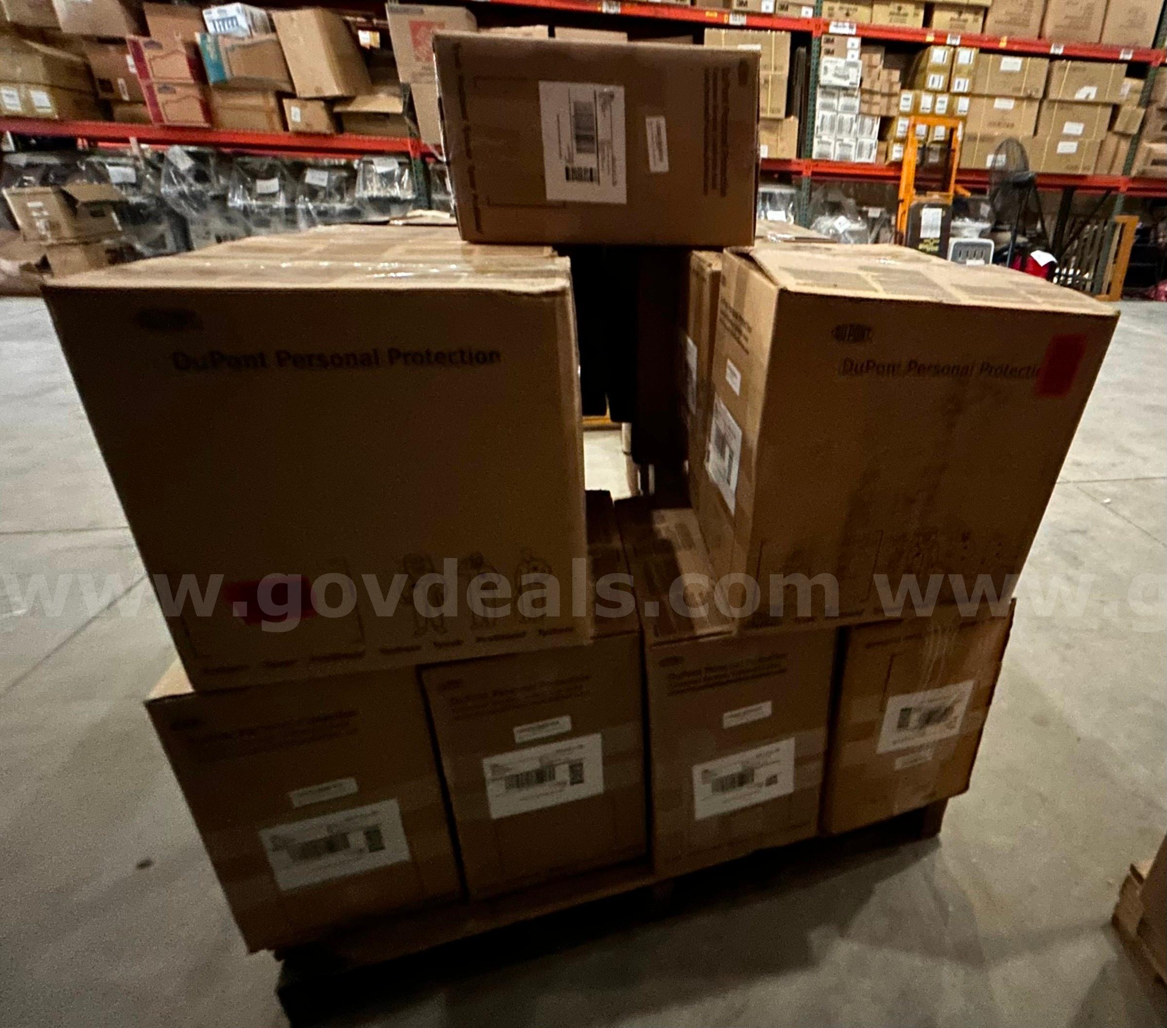 Tyvek Hooded Coveralls 3X - Yellow   Government Surplus Auction - Primary Photo