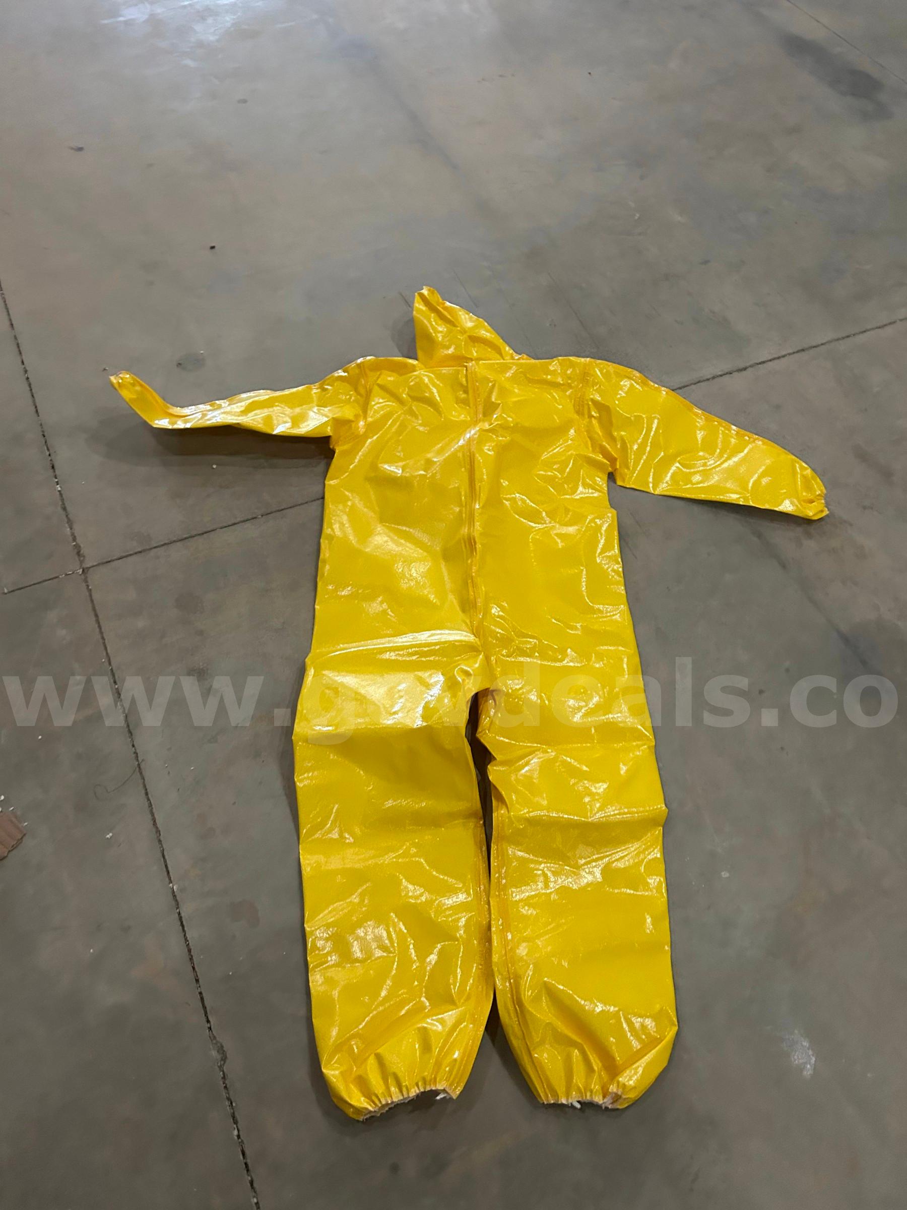 Pallet of Tyvek Hooded Coveralls 4x - Yellow -23 Cases   Government Surplus Auction - Photo #6