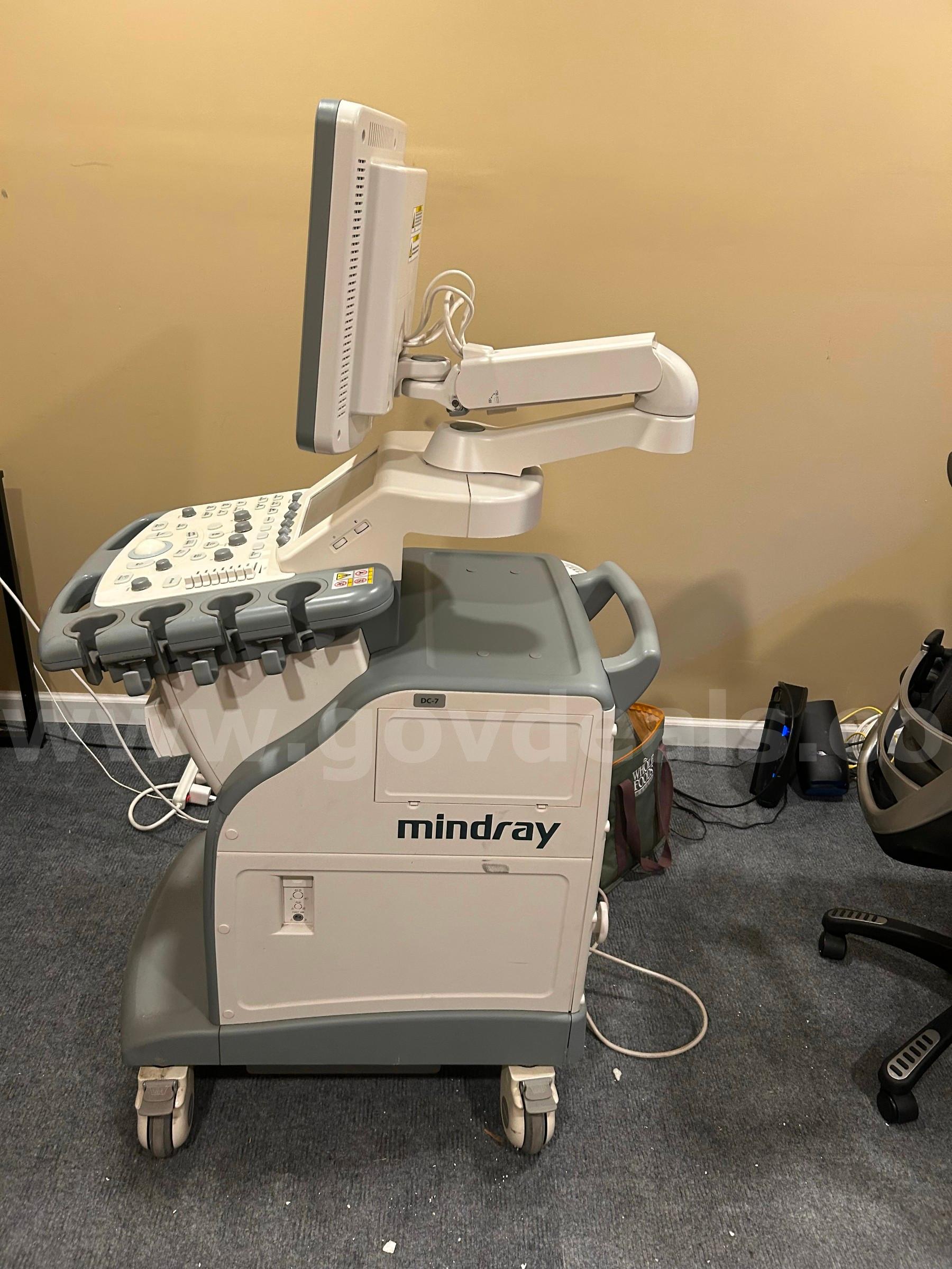 MINDRAY DC-7 ULTRASOUND SN:MX-21003034 MINDRAY DC-7 Government Surplus Auction - Photo #2