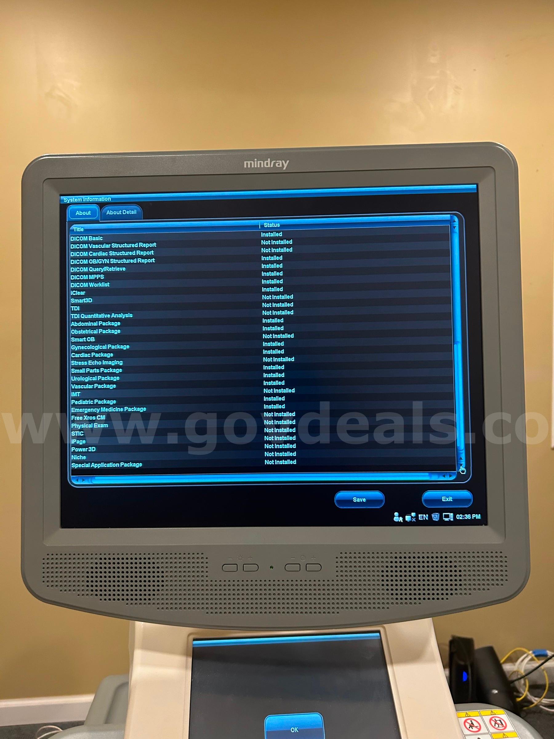 MINDRAY DC-7 ULTRASOUND SN:MX-21003034 MINDRAY DC-7 Government Surplus Auction - Photo #6