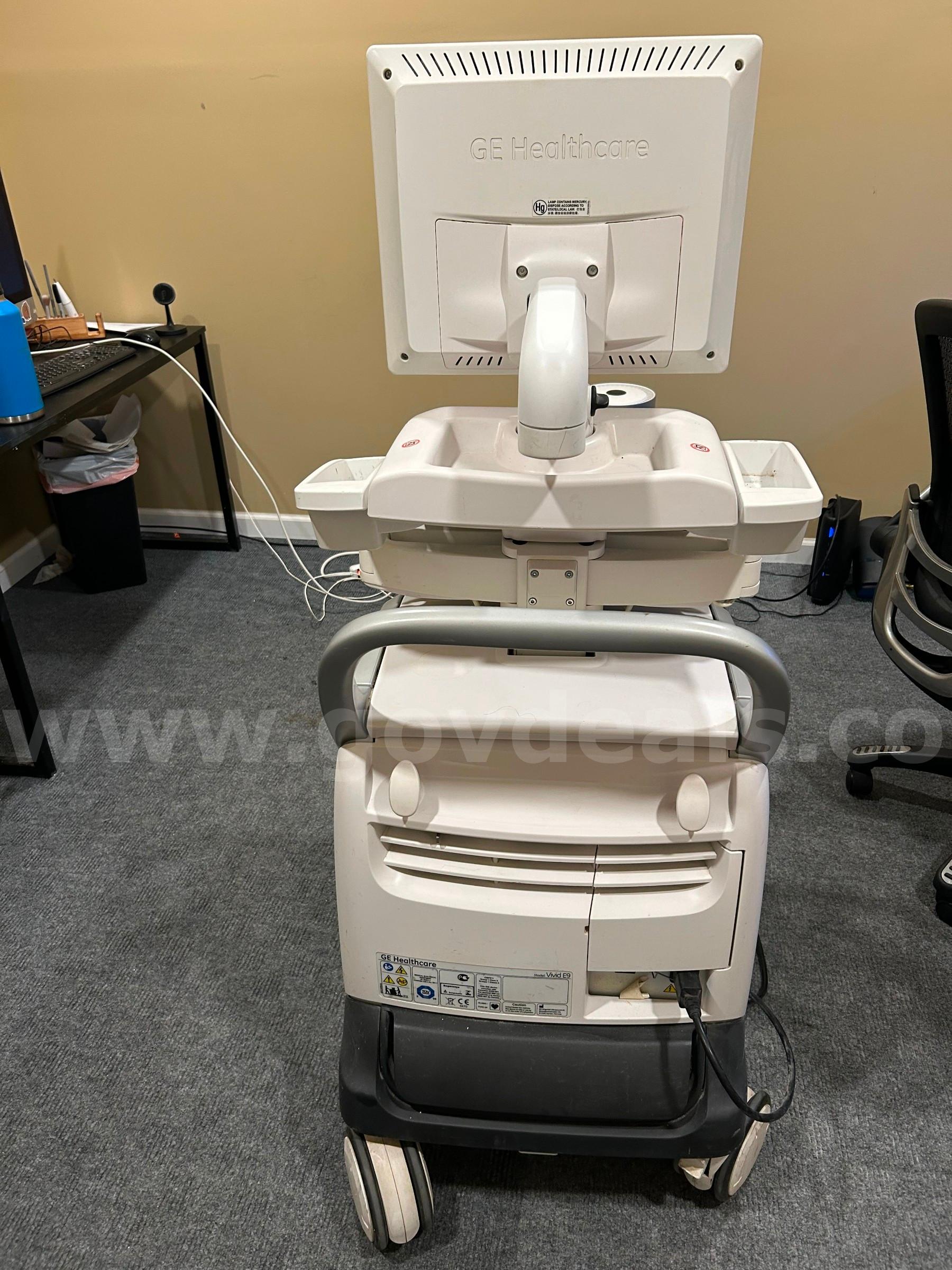 GE VIVID E9 ULTRASOUND SN:VE94506 GE VIVID E9 Government Surplus Auction - Photo #3