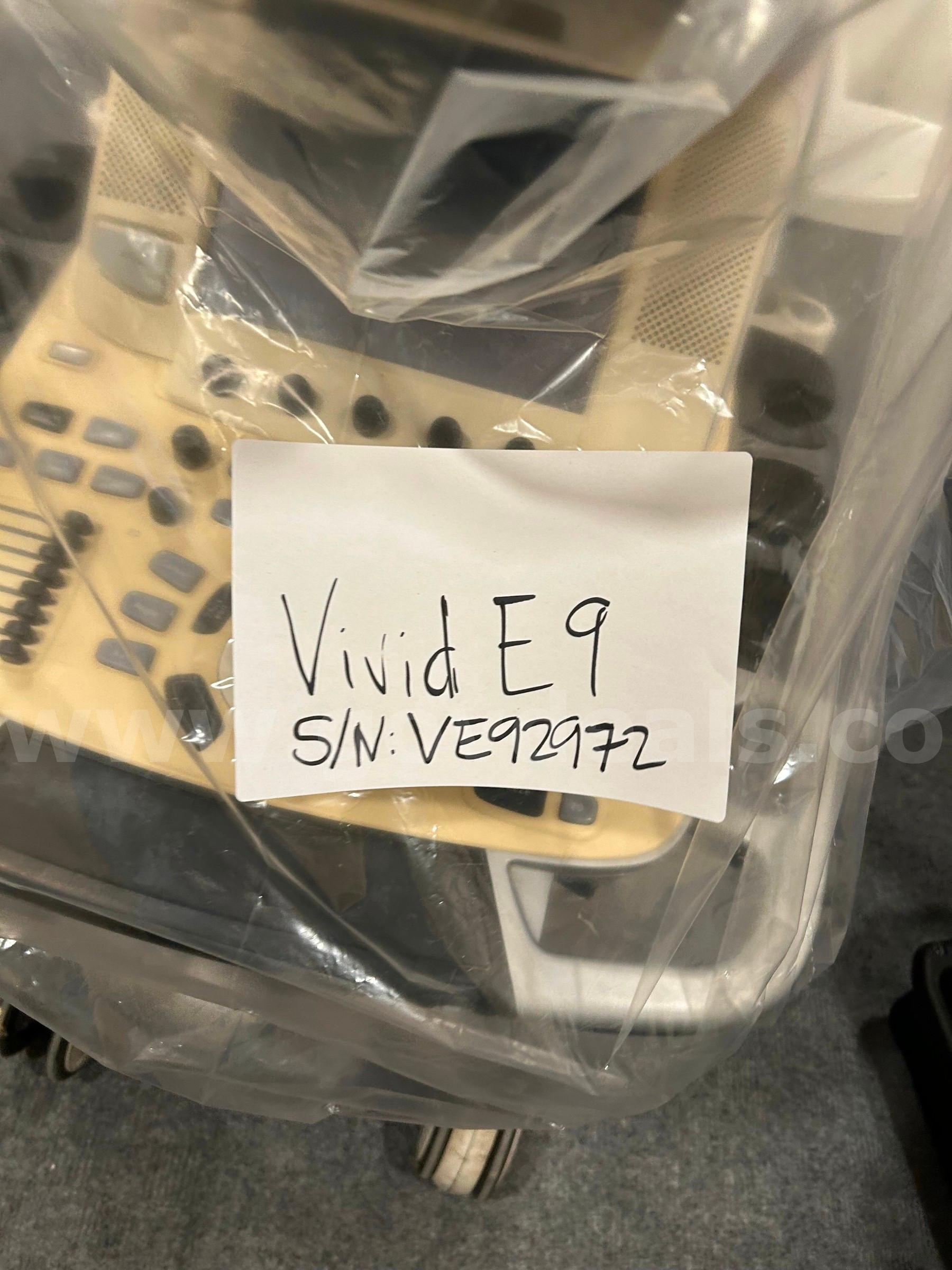 GE VIVID E9 ULTRASOUND SN:VE92972 GE VIVID E9 Government Surplus Auction - Photo #4