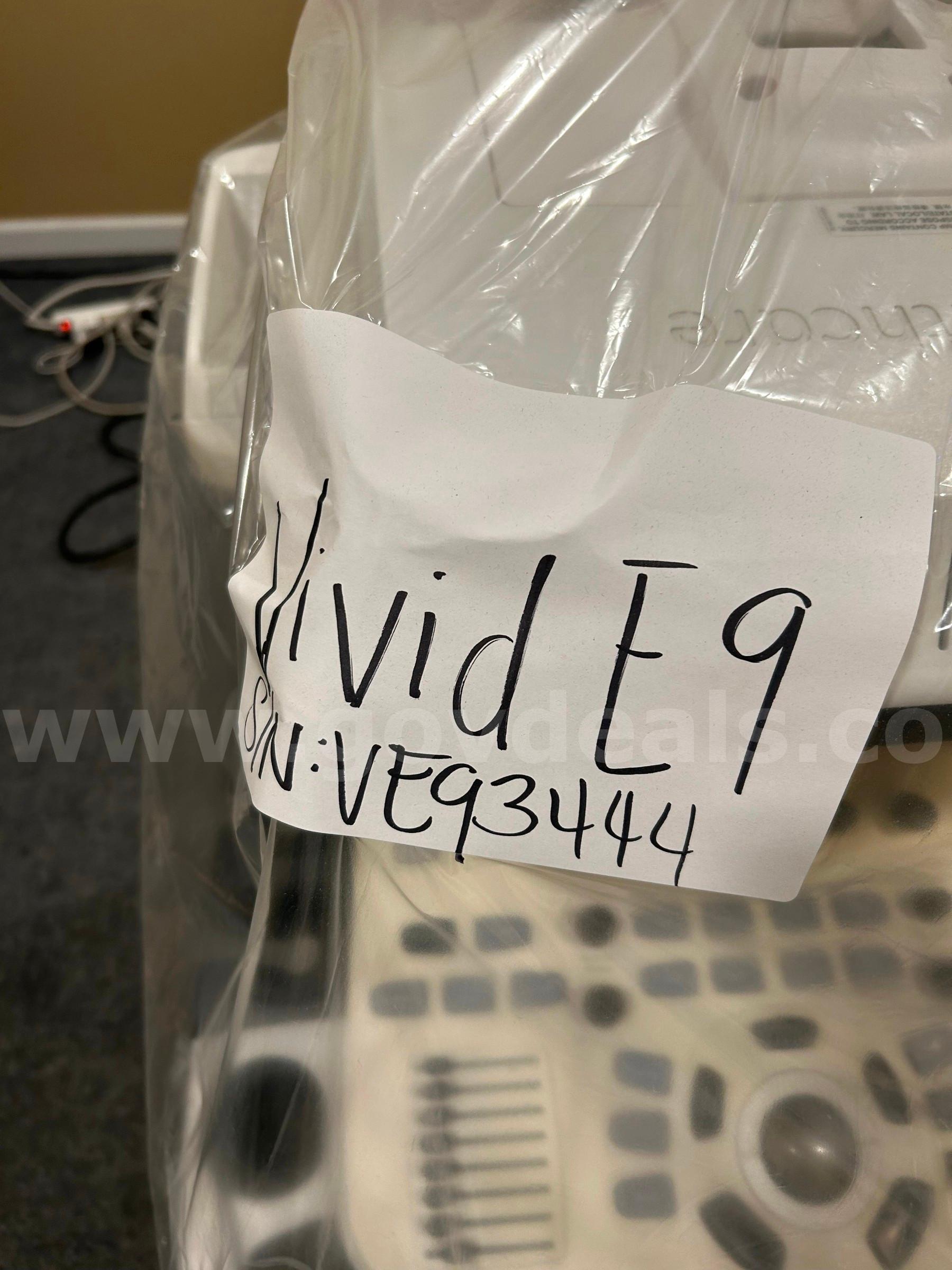 GE VIVID E9 ULTRASOUND SN:VE93444 GE VIVID E9 Government Surplus Auction - Photo #5