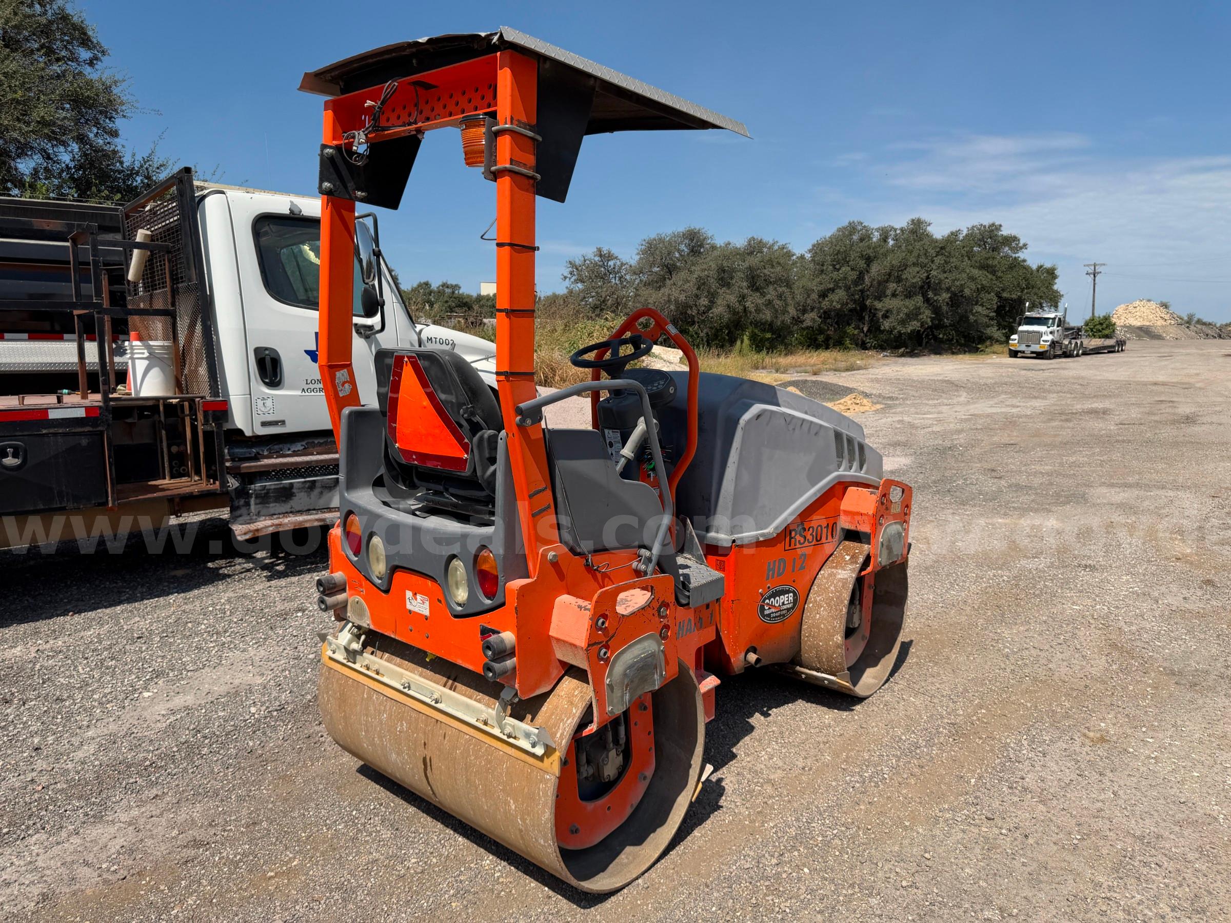 2013 Hamm HD 12 Double Drum Roller Hamm HD 12 Government Surplus Auction - Photo #3