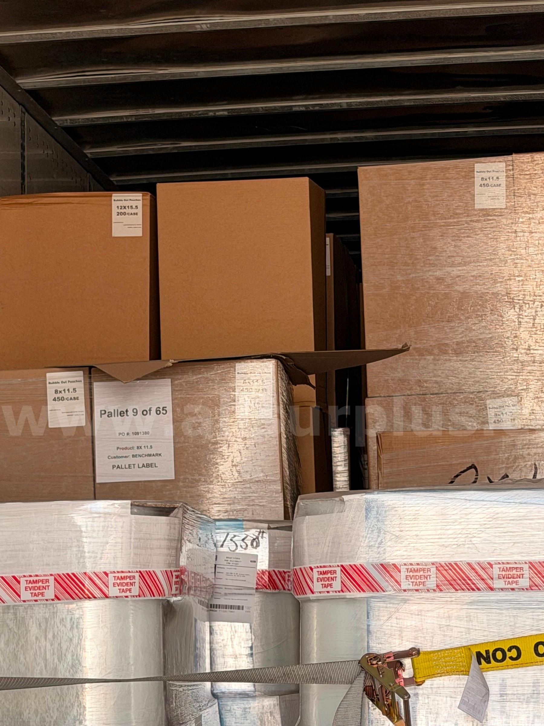 Bubble Out Pouches 8x11.5 inch, full pallet NA NA Government Surplus Auction - Photo #4