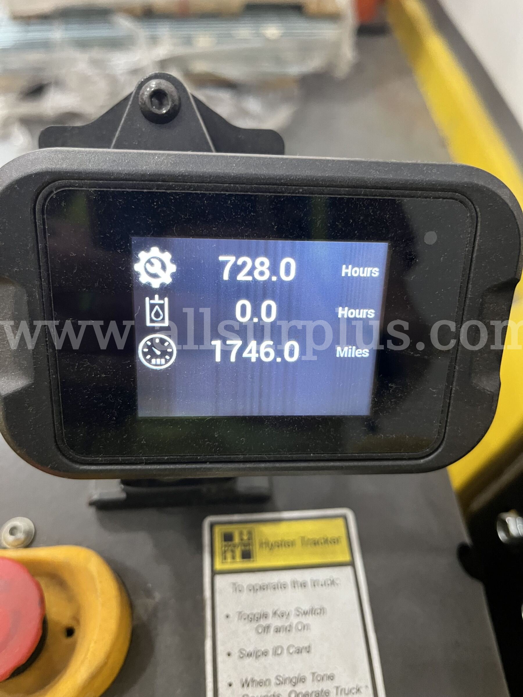 2021 Hyster LO5.0T Electric Ride-On Tow Tractor Hyster LO5.0T Government Surplus Auction - Photo #6