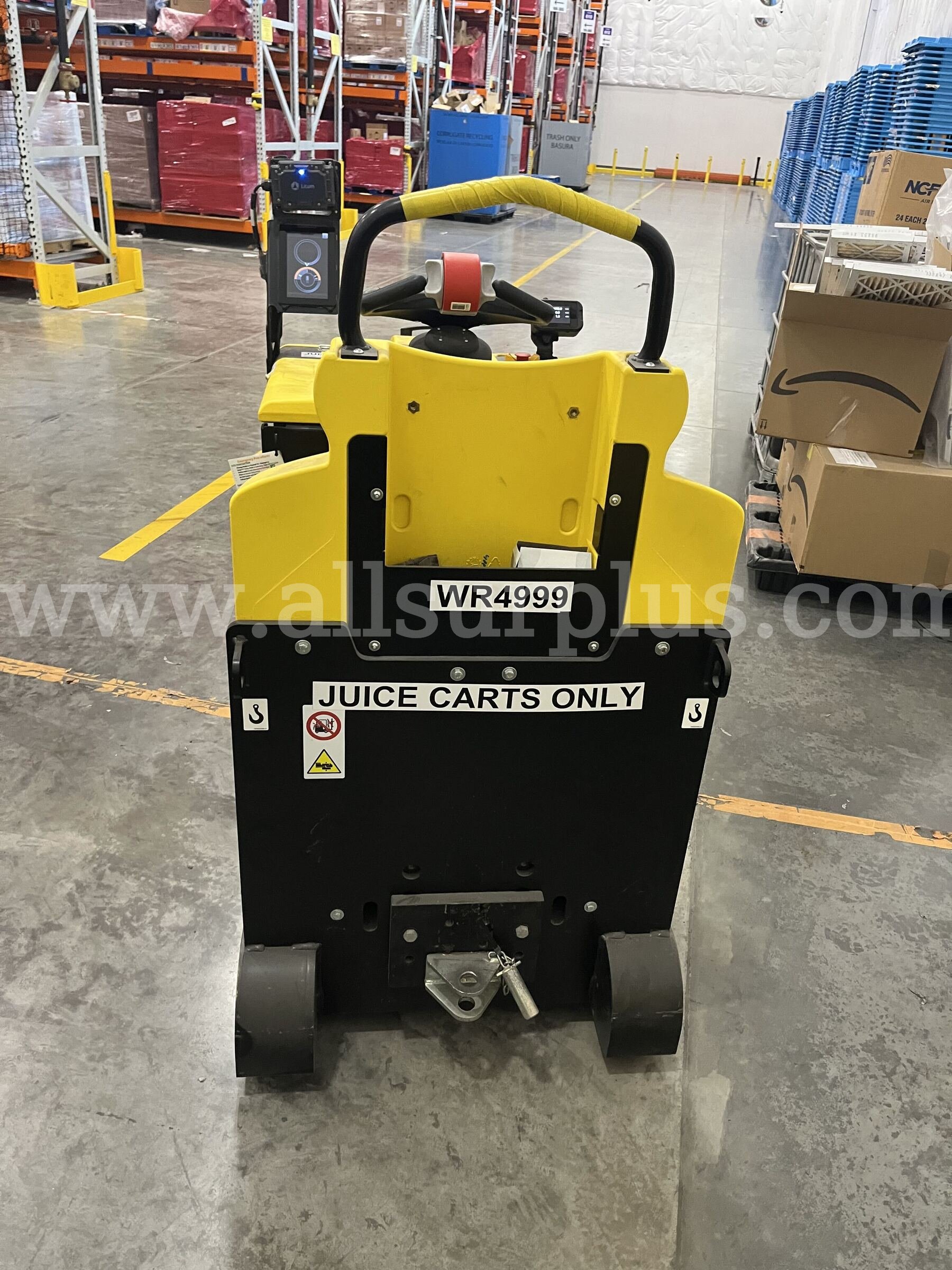 2021 Hyster LO5.0T Electric Ride-On Tow Tractor Hyster LO5.0T Government Surplus Auction - Photo #4