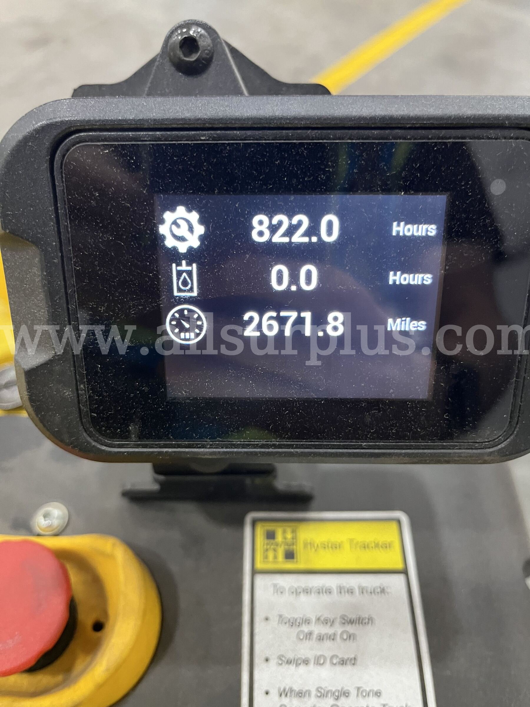 2021 Hyster LO5.0T Electric Ride-On Tow Tractor Hyster LO5.0T Government Surplus Auction - Photo #6