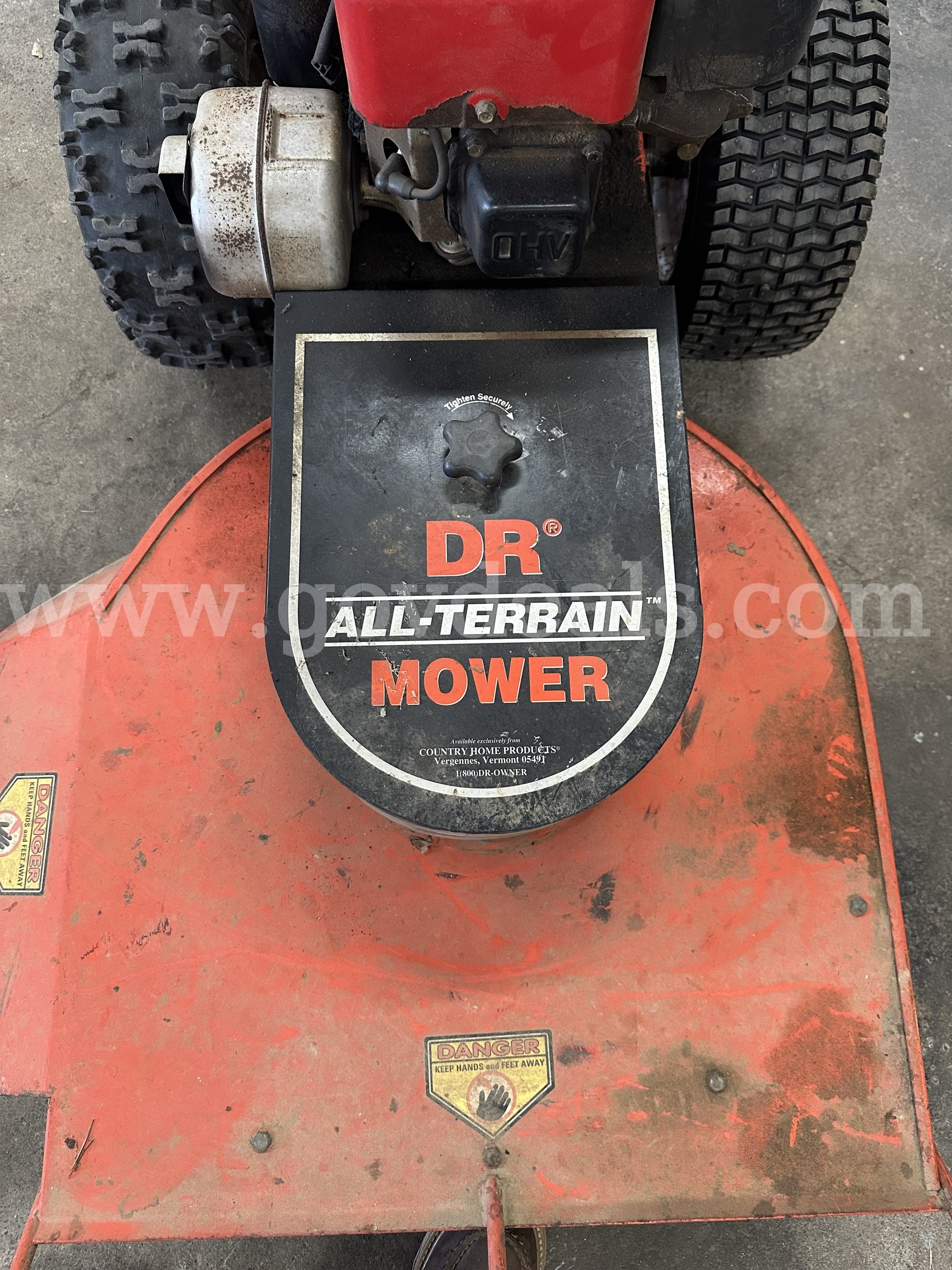 DR All-Terrain Walk-Behind Brush Mower – 12.5 HP Tecumseh DR  Government Surplus Auction - Photo #2