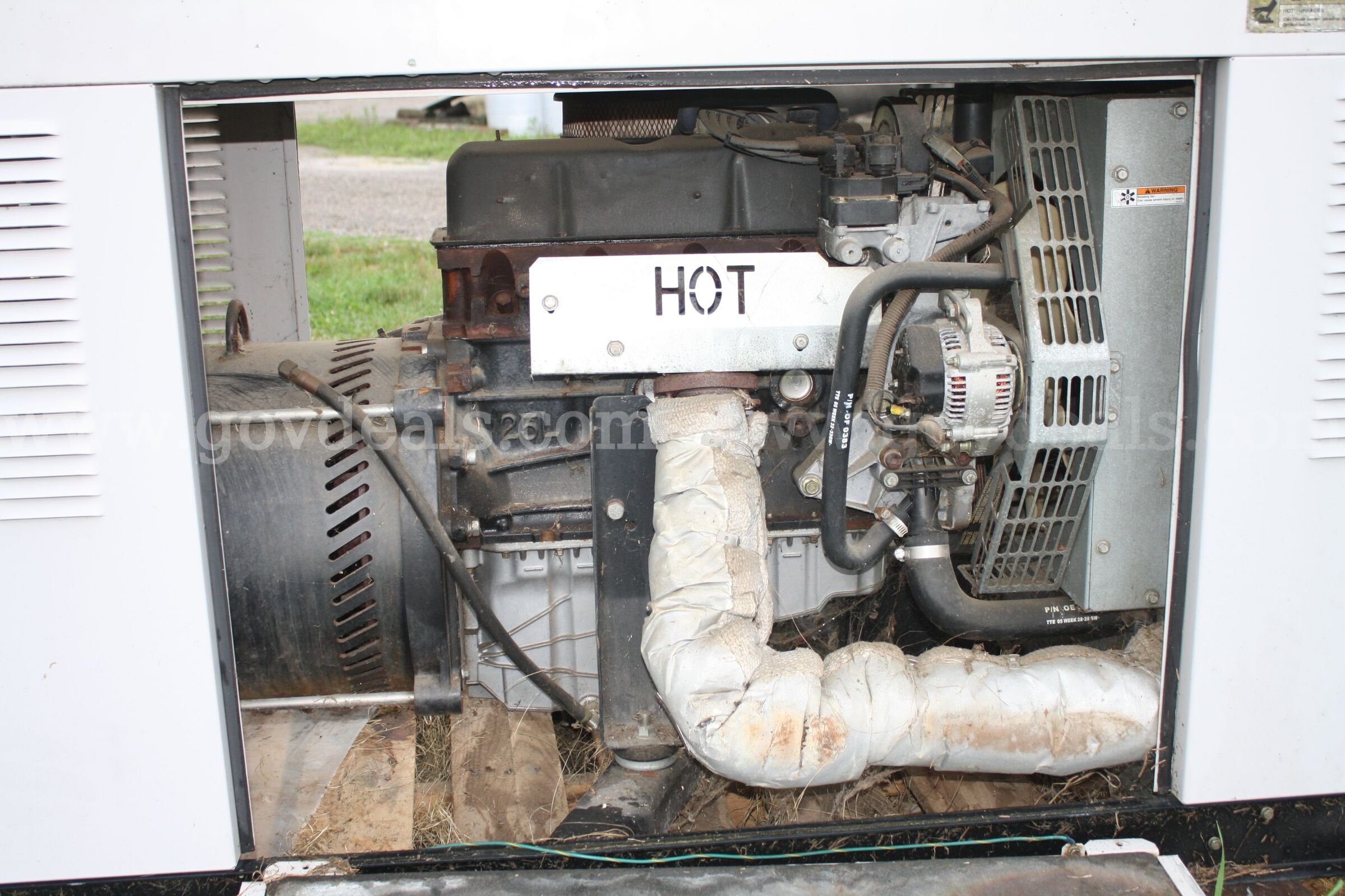 Quiet Source generator and manual transfer box Generac Quietsource Government Surplus Auction - Photo #5