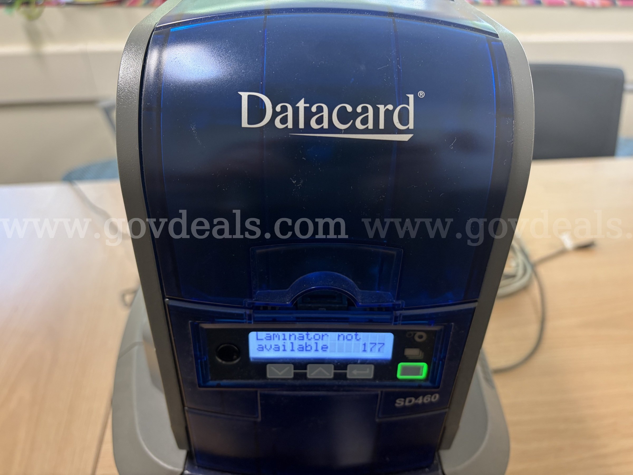 DataCard SD460 ID Printer DataCard SD460 Government Surplus Auction - Photo #2