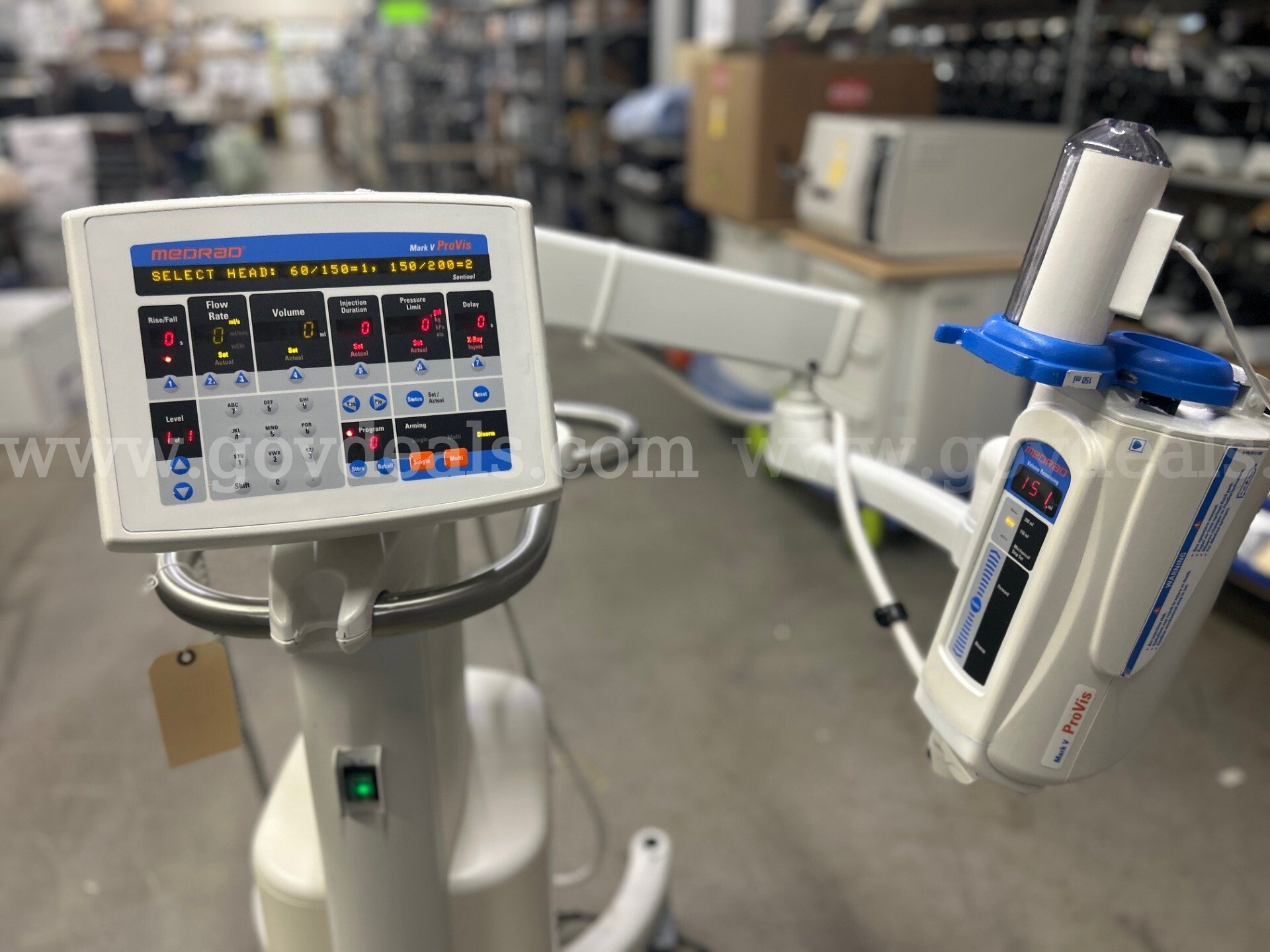 Medrad Mark V ProVis Angiographic Injection System