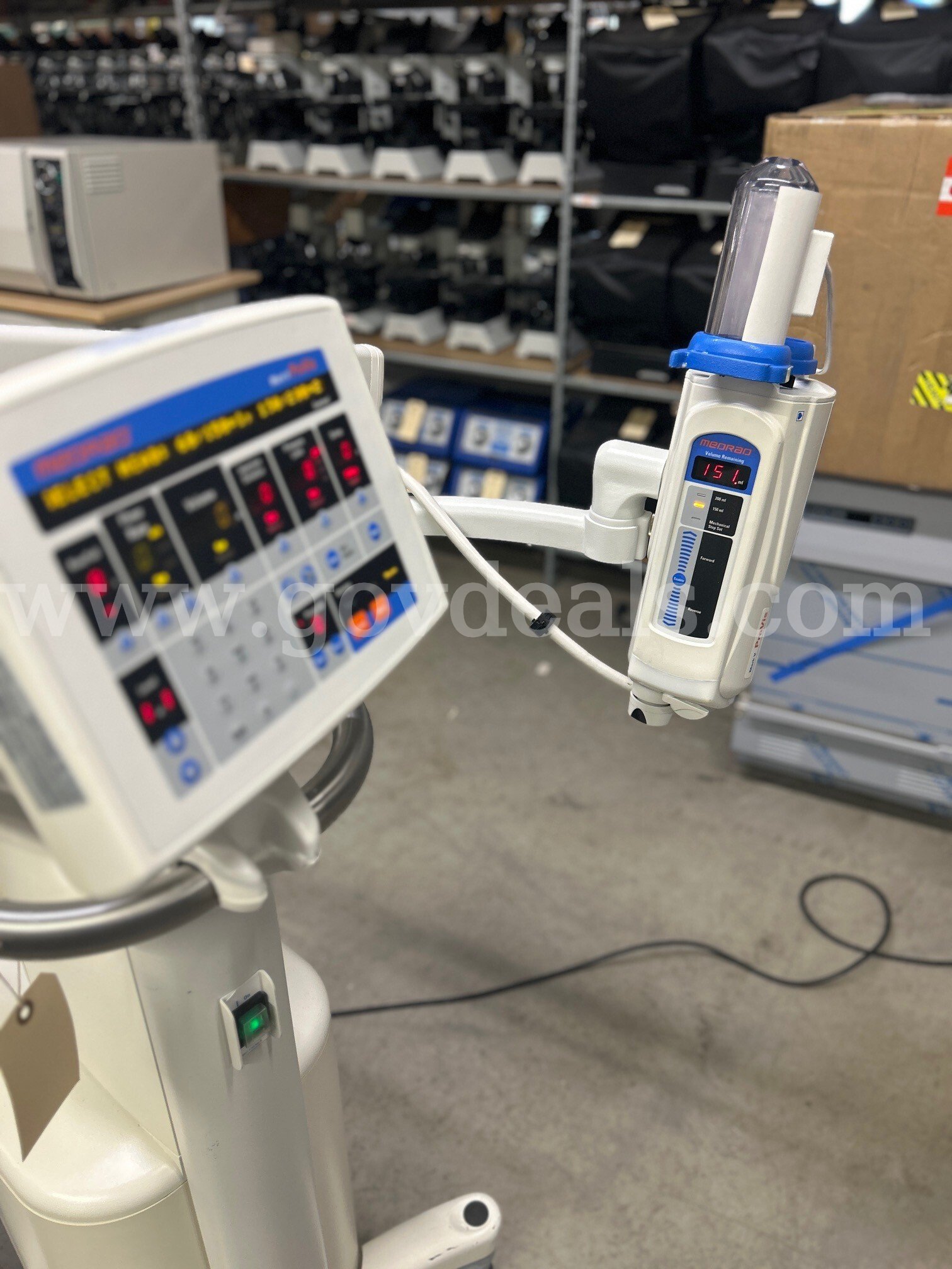 Medrad Mark V ProVis Angiographic Injection System Medrad Mark V ProVis - PPD 110 60 507 Government Surplus Auction - Photo #2