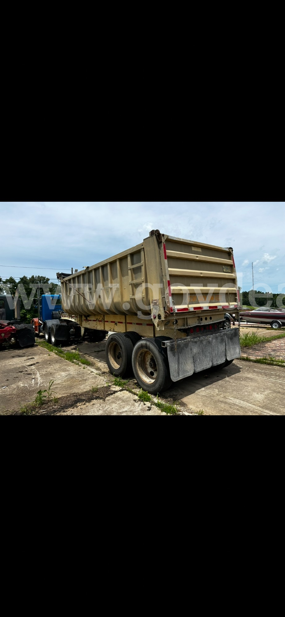 1968 fruehauf end dump trailer Fruehauf Full frame Government Surplus Auction - Photo #2