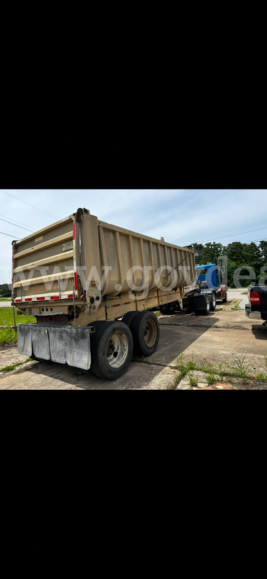 1968 fruehauf end dump trailer Fruehauf Full frame Government Surplus Auction - Photo #3