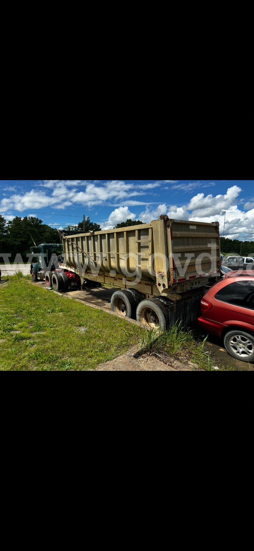 1968 fruehauf end dump trailer Fruehauf Full frame Government Surplus Auction - Photo #4