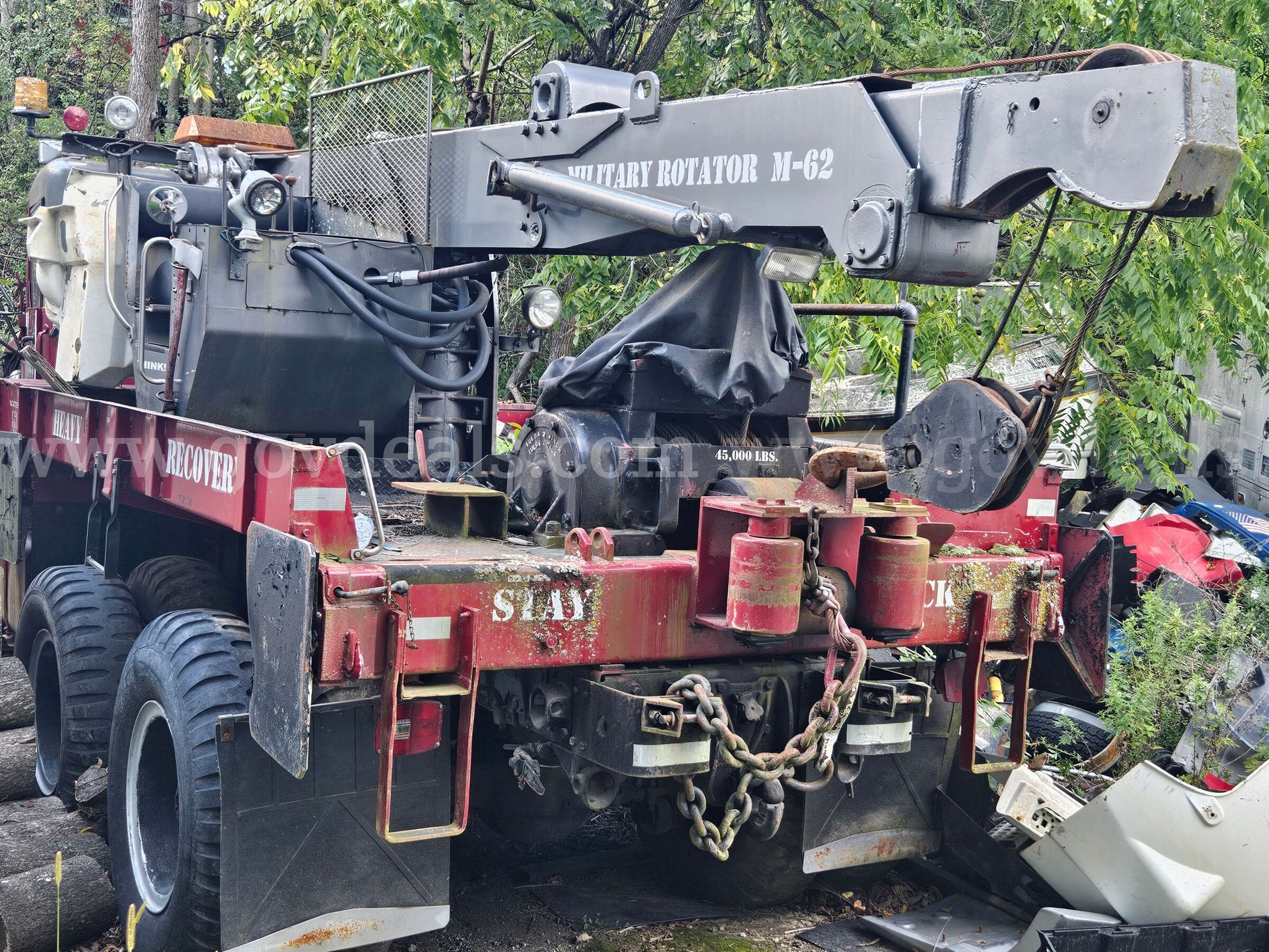 1954 M62A1 6X6 Rotator AM General M62A1 6X6 Rotator Government Surplus Auction - Photo #3