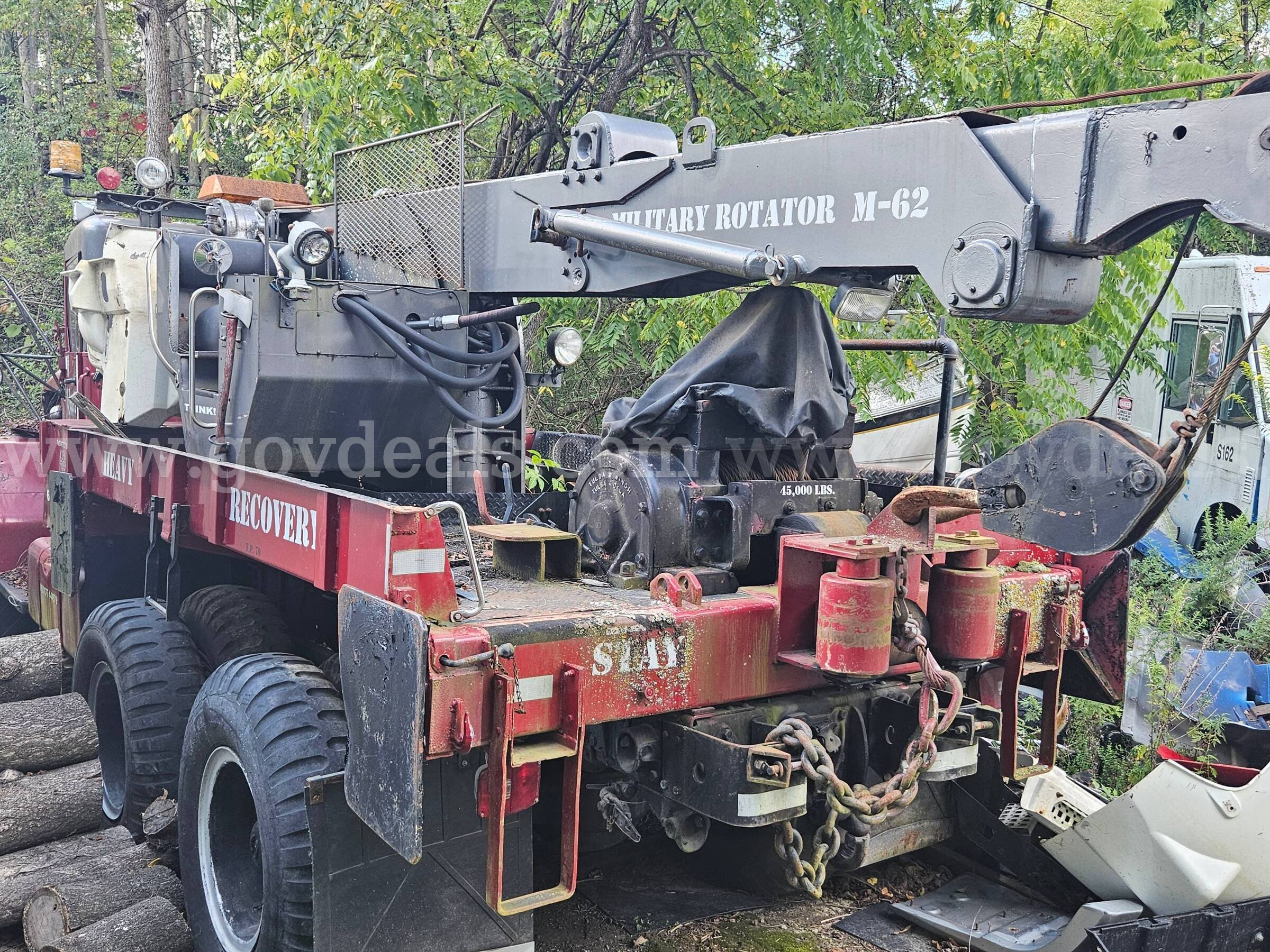 1954 M62A1 6X6 Rotator AM General M62A1 6X6 Rotator Government Surplus Auction - Photo #4