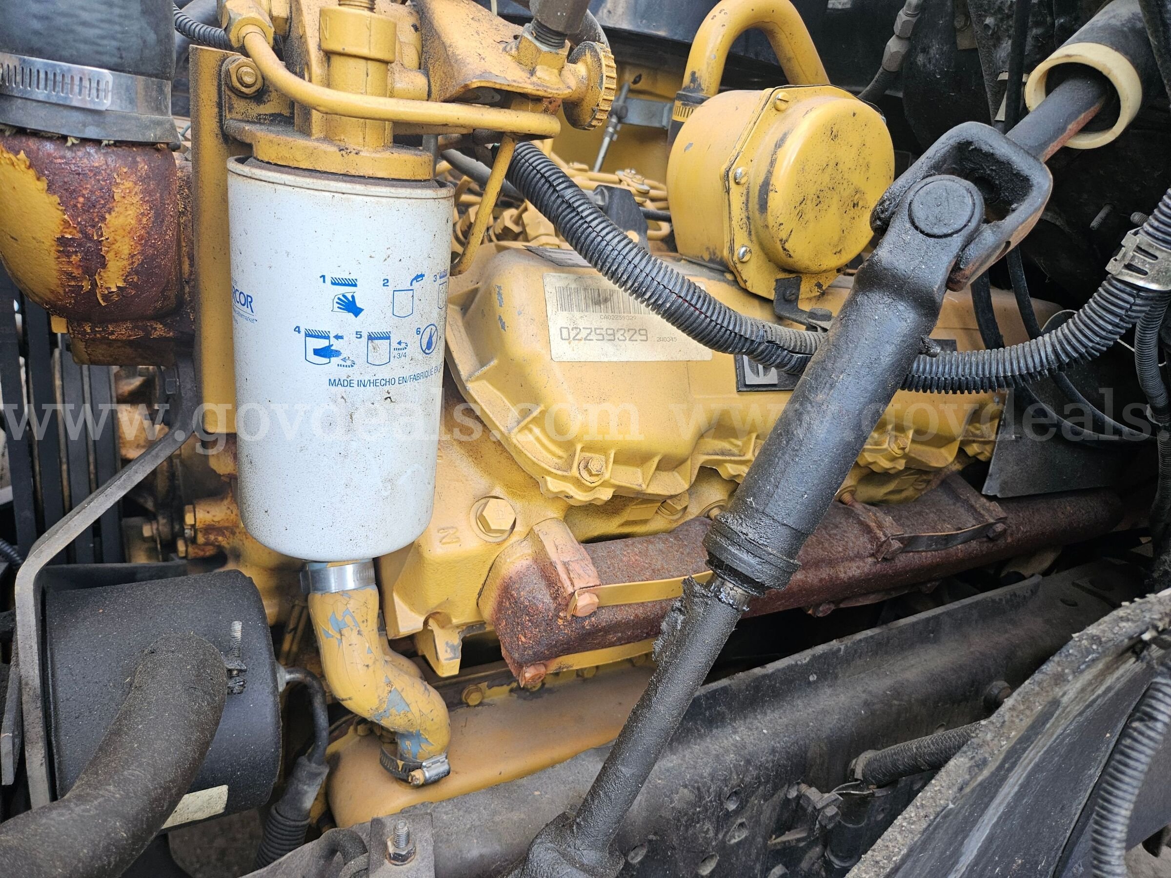 Caterpillar 3208T 250 Horsepower Turbo Diesel Engine Caterpillar 3208T Government Surplus Auction - Photo #3