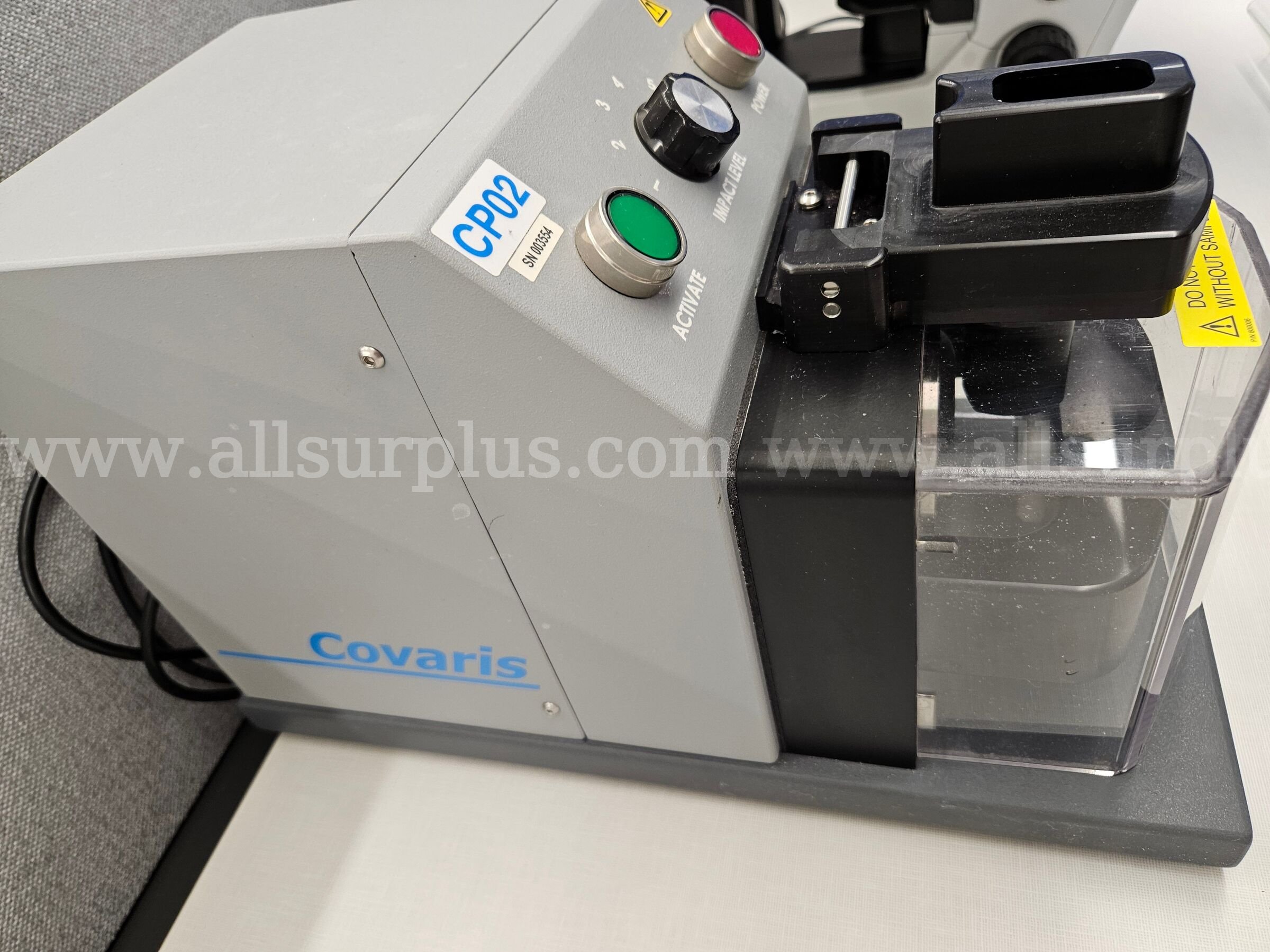 Covaris Cp02 CryoPulverizer 61010-1 Covaris 61010-1 CP02 Government Surplus Auction - Photo #2