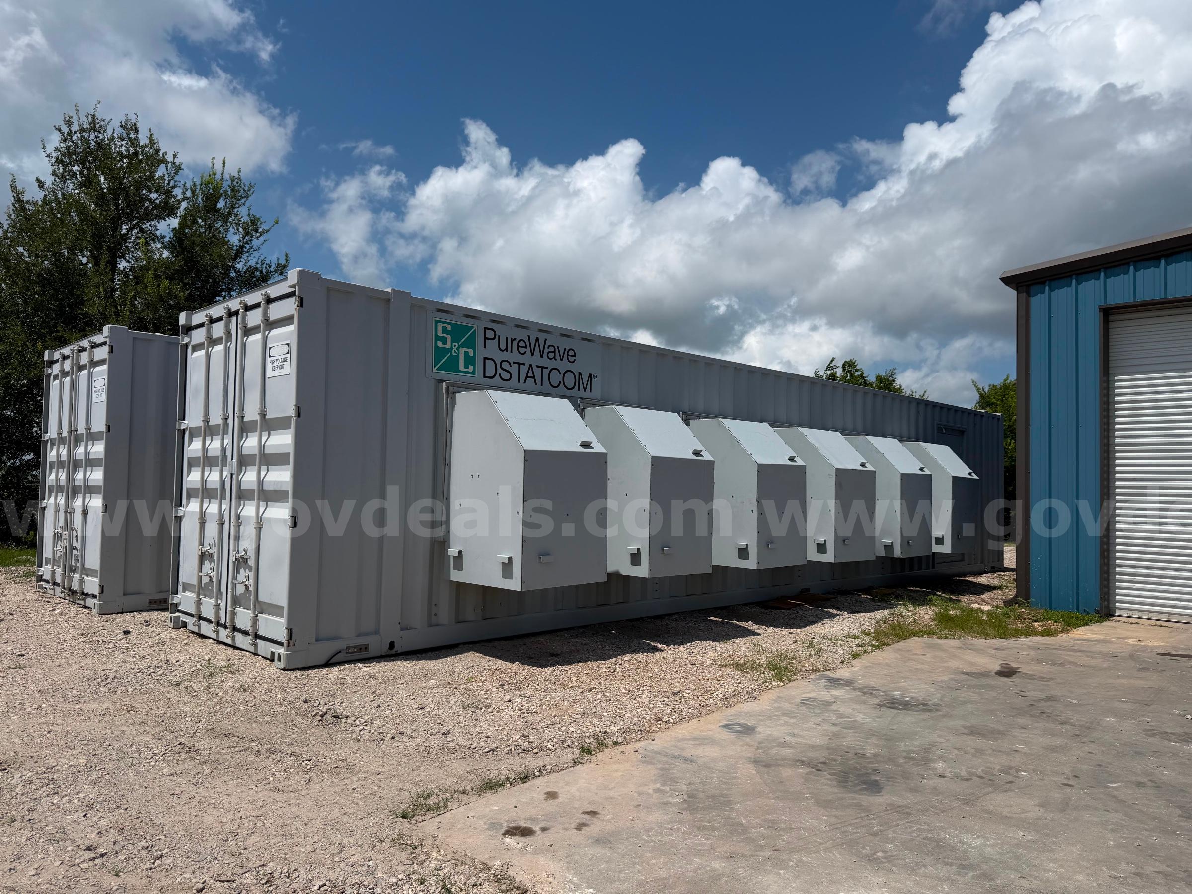 S&C electric E-House containers 15 Mva with Sqaure D Masterpact Breakers S&C electric  Government Surplus Auction - Photo #2