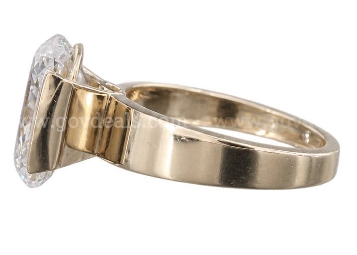 3.06 Carat EVVS 14K Gold Lab Diamond Ring with IGI Certificate   Government Surplus Auction - Photo #2