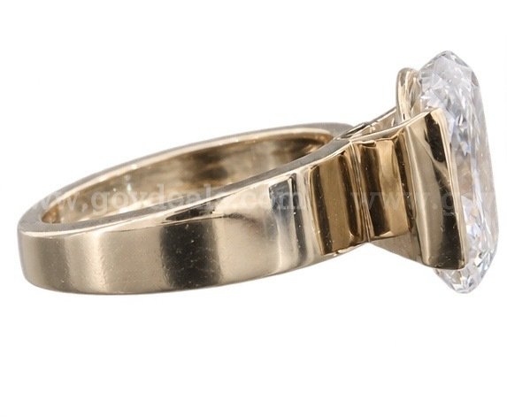 3.06 Carat EVVS 14K Gold Lab Diamond Ring with IGI Certificate   Government Surplus Auction - Photo #3