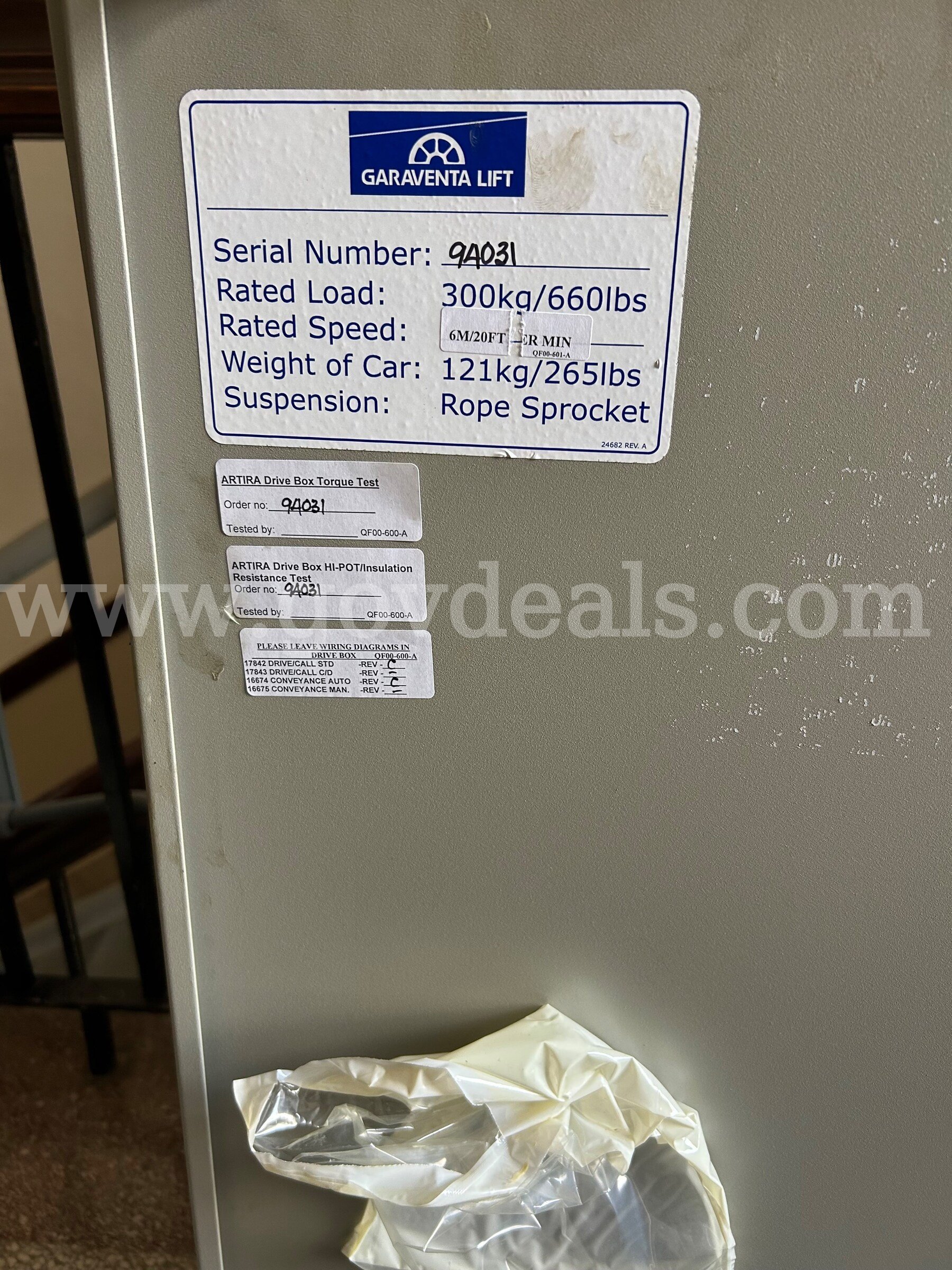 Garaventa GSL Artira Inclined Platform Wheelchair Lift Garaventa Lift GSL Artira Government Surplus Auction - Photo #6
